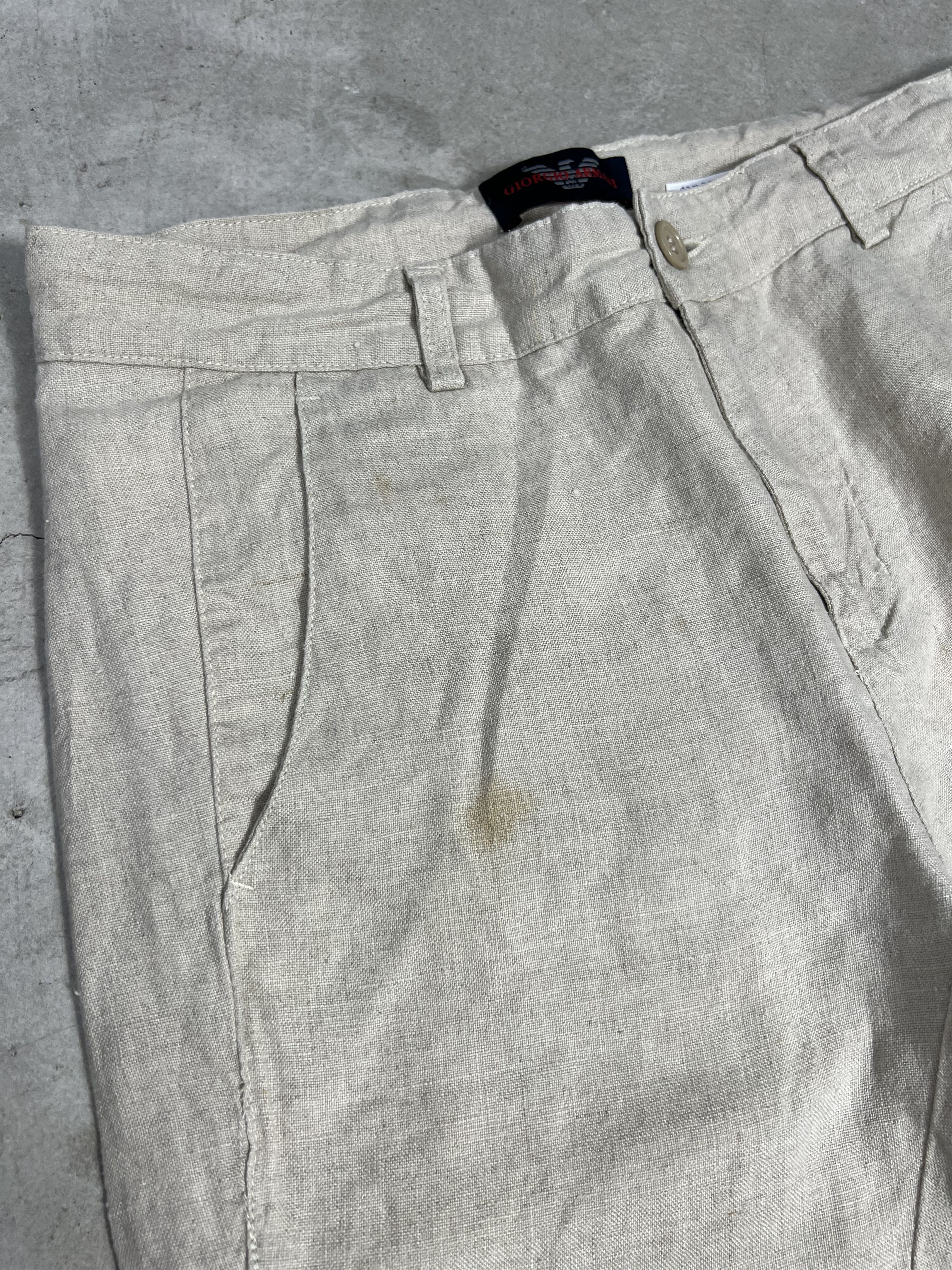 Giorgio Armani Giorgio Armani Hemp Pant GTMPT253 Size US 31 - 9 Thumbnail