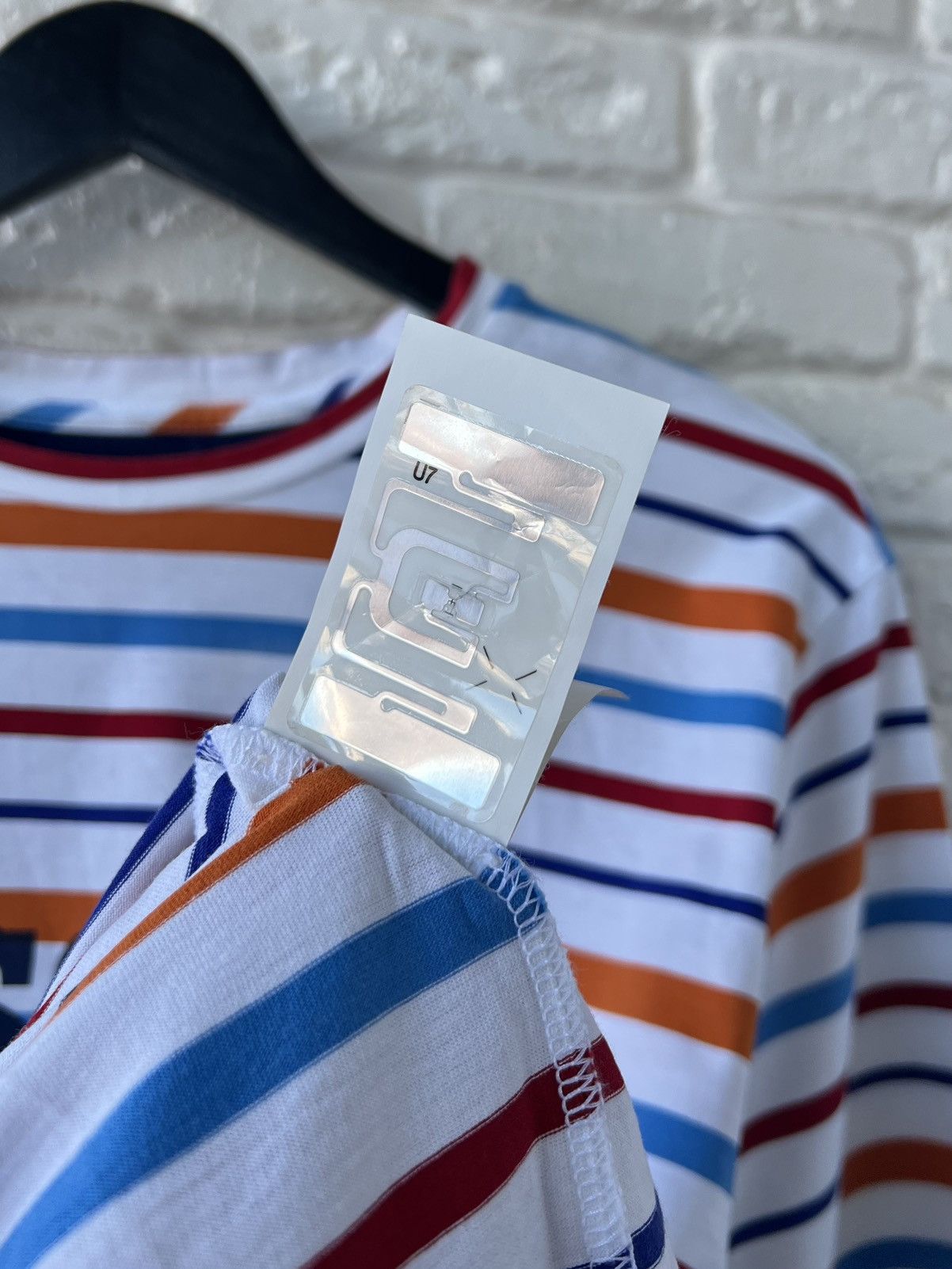 Missoni Missoni Big Logo Striped T-Shirt Tee Size US M / EU 48-50 / 2 - 7 Thumbnail