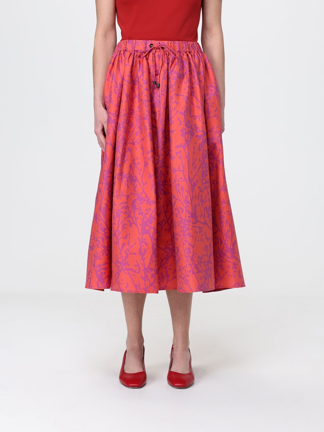 Max Mara Max Mara Skirt Woman Coral Size 27" / US 4 / IT 40 - 1 Thumbnail