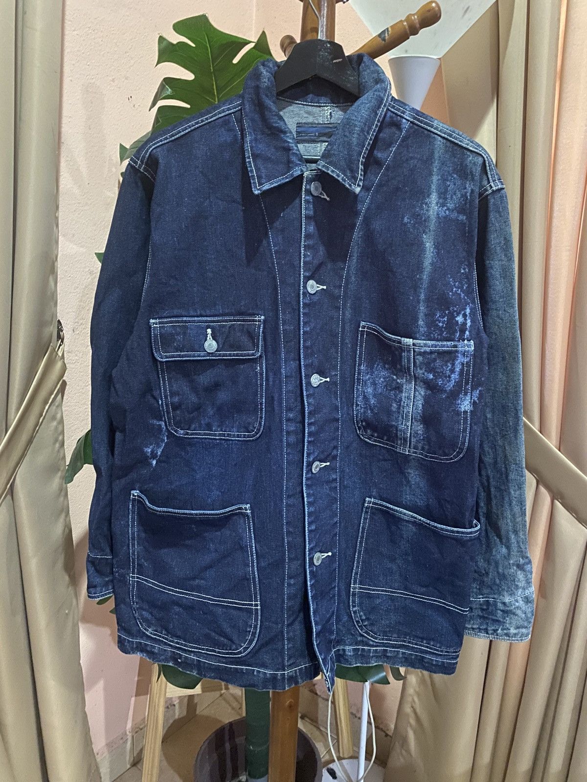 Japanese Brand Vintage PAIRSHINE Japan Denim Chore Jacket Workwear Style Size US M / EU 48-50 / 2 - 1 Thumbnail