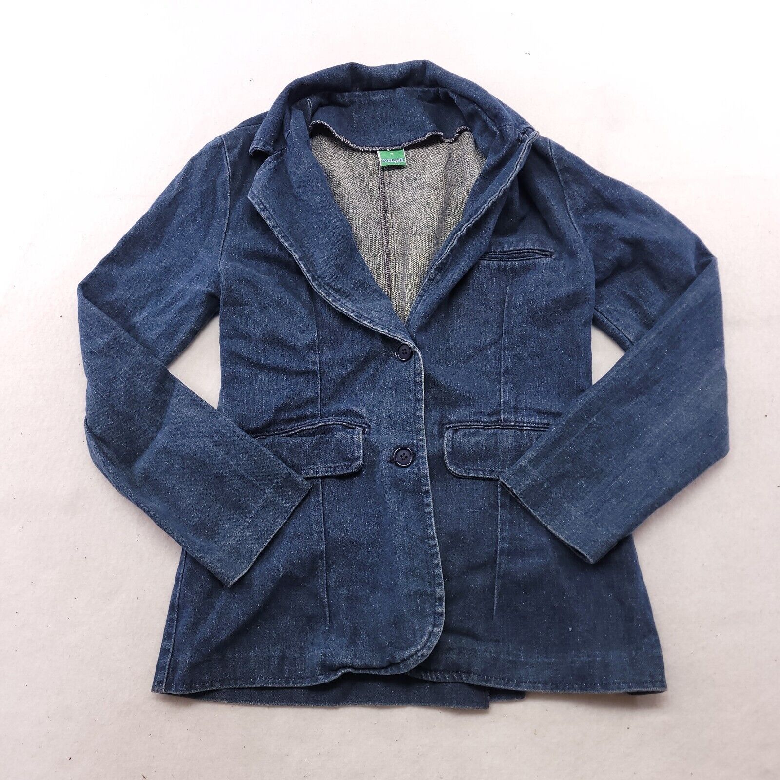 Wrangler Wrangler Casual Button Up Denim Jacket Womens Size 7 Blue Size M / US 6-8 / IT 42-44 - 2 Thumbnail