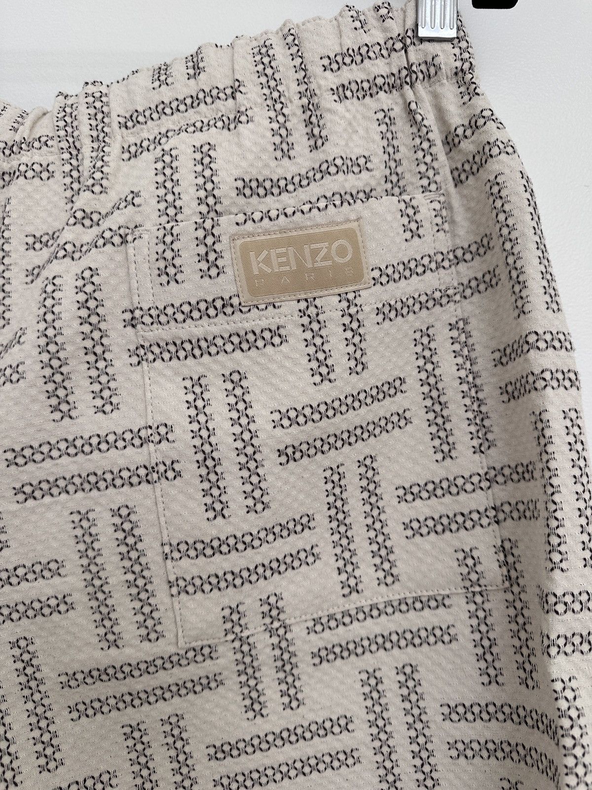 Kenzo Kenzo - Textured “weave” print shorts Size US 36 / EU 52 - 5 Thumbnail