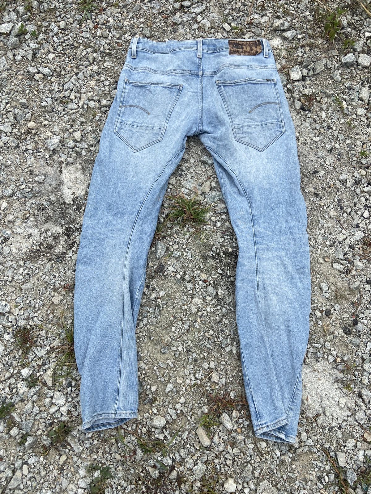 G-Star × Vintage Vintage Banana Cutting G Star Raw Denim Size US 32 / EU 48 - 4 Thumbnail