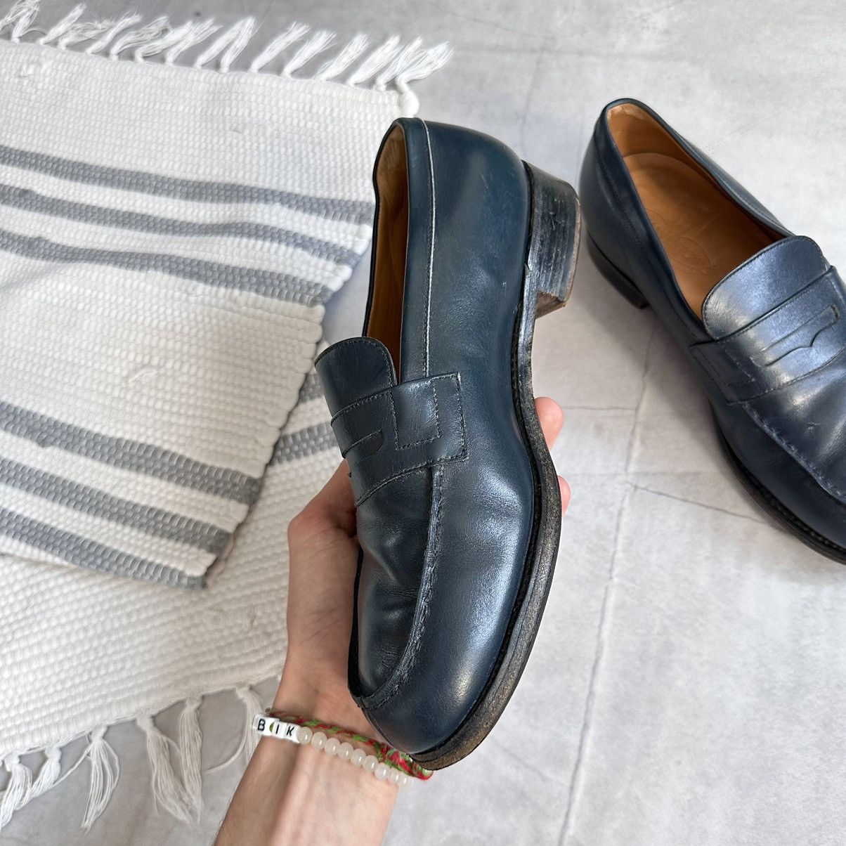 J.M. Weston JM Weston 180 Penny Loafers Leather Shoes Size 6E Size US 7 / EU 40 - 6 Thumbnail