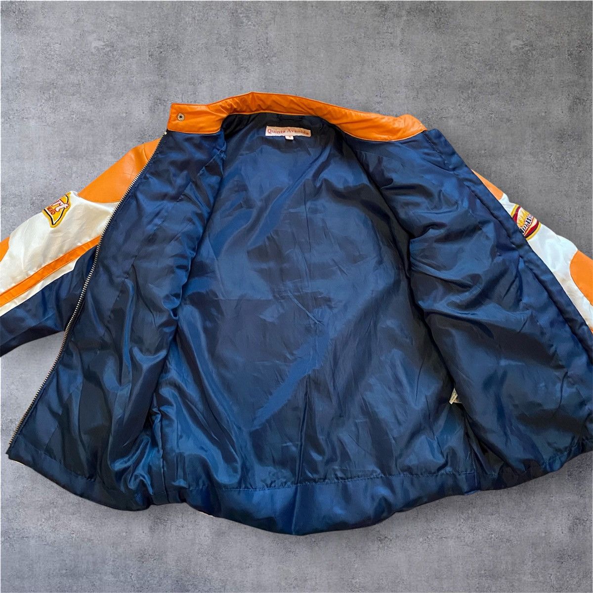 Vintage Vintage Leather Biker/Race Jacket Size US S / EU 44-46 / 1 - 4 Thumbnail