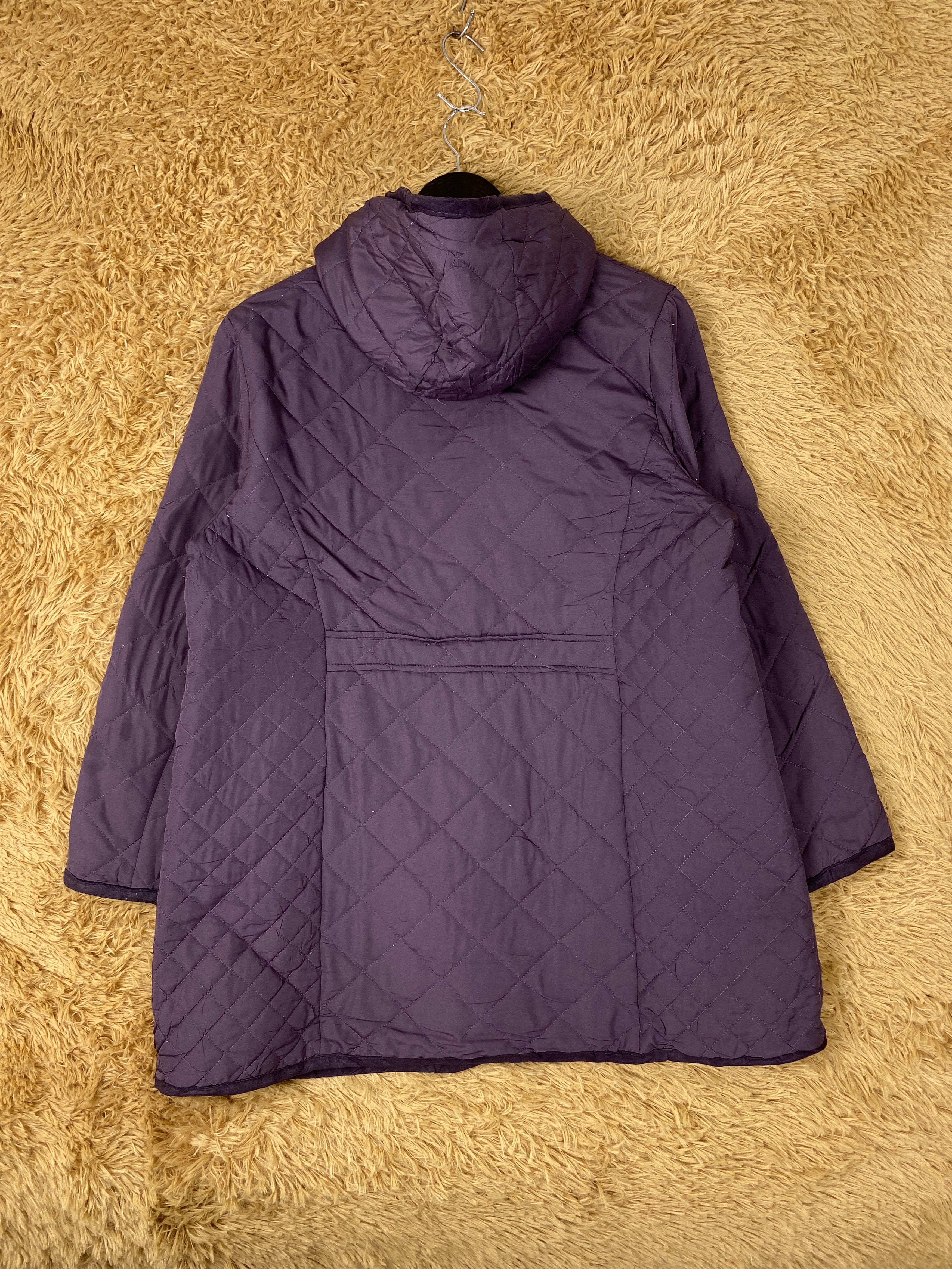 Japanese Brand Vintage Japanese Brand Hoodie Quilted Long Jacket J2024 Size US S / EU 44-46 / 1 - 5 Thumbnail