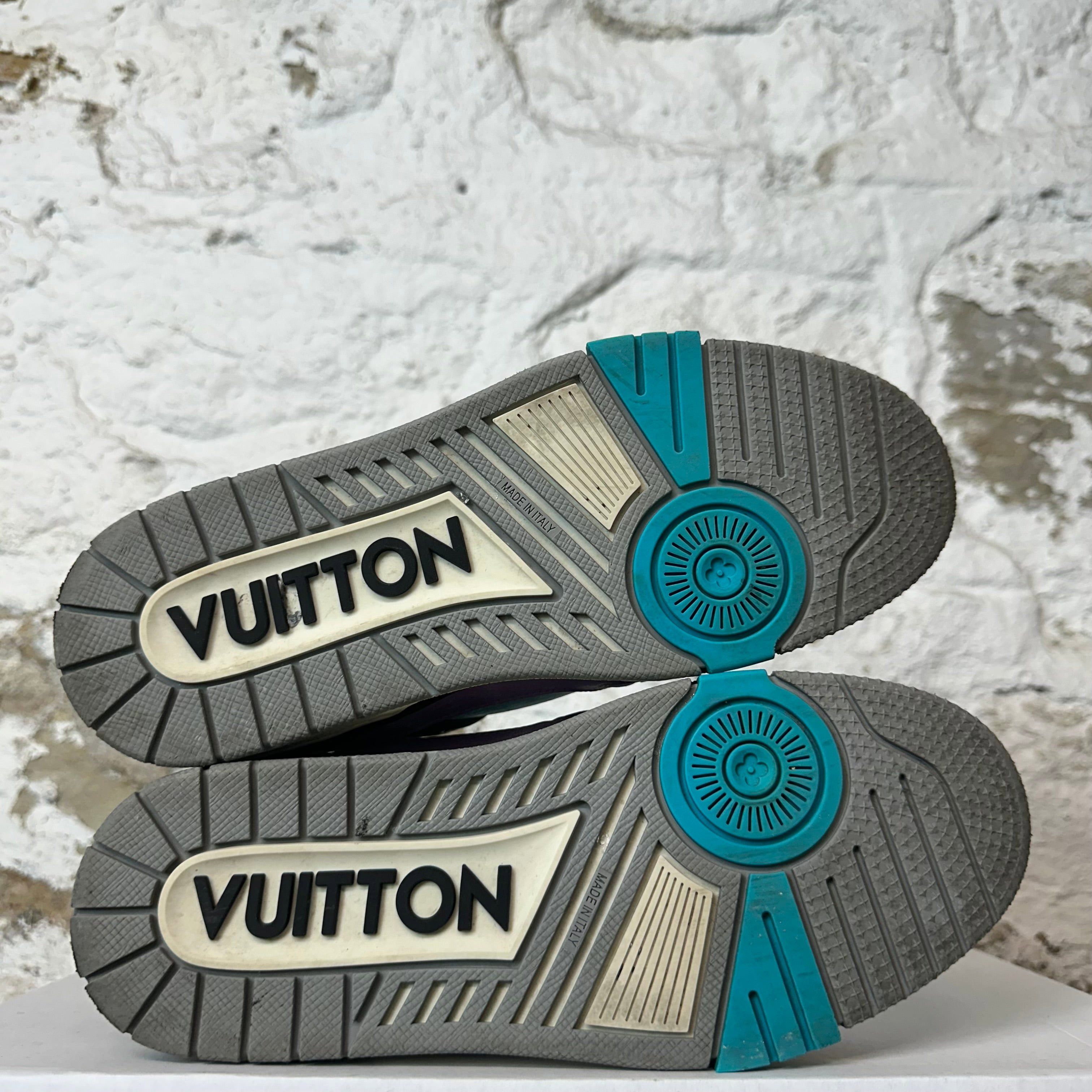 Louis Vuitton Louis Vuitton Lavender Blue Trainer Sneaker Sz 5 (37) Size US 5 / EU 37 - 6 Thumbnail