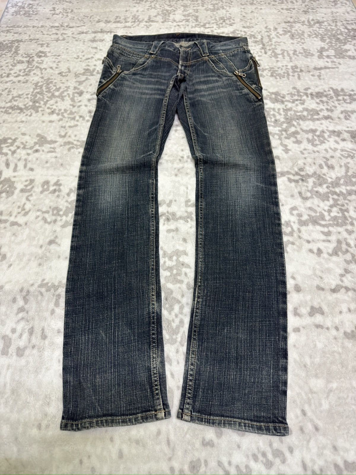 PPFM Vintage PPFM Zipper Skinny Jeans Size US 30 / EU 46 - 1 Thumbnail