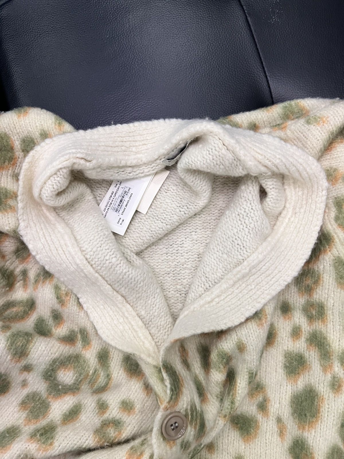 Dries Van Noten Dries Van Noten FW22 Lookbook Leopard Print Merino Wool Card Size US L / EU 52-54 / 3 - 18 Thumbnail