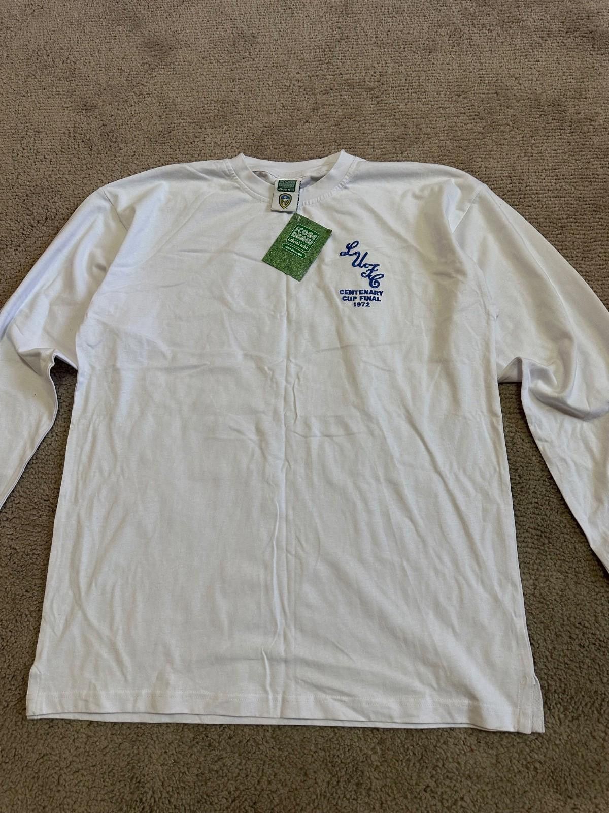 Designer Leeds United 1972 FA Cup Final No 8 Retro Shirt Size US XL / EU 56 / 4 - 3 Thumbnail