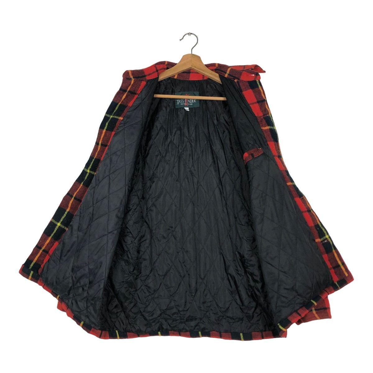 Japanese Brand 🔥VINTAGE BUTTON JACKET TASS FINDER HUNTING TARTAN DESIGN Size US L / EU 52-54 / 3 - 13 Thumbnail