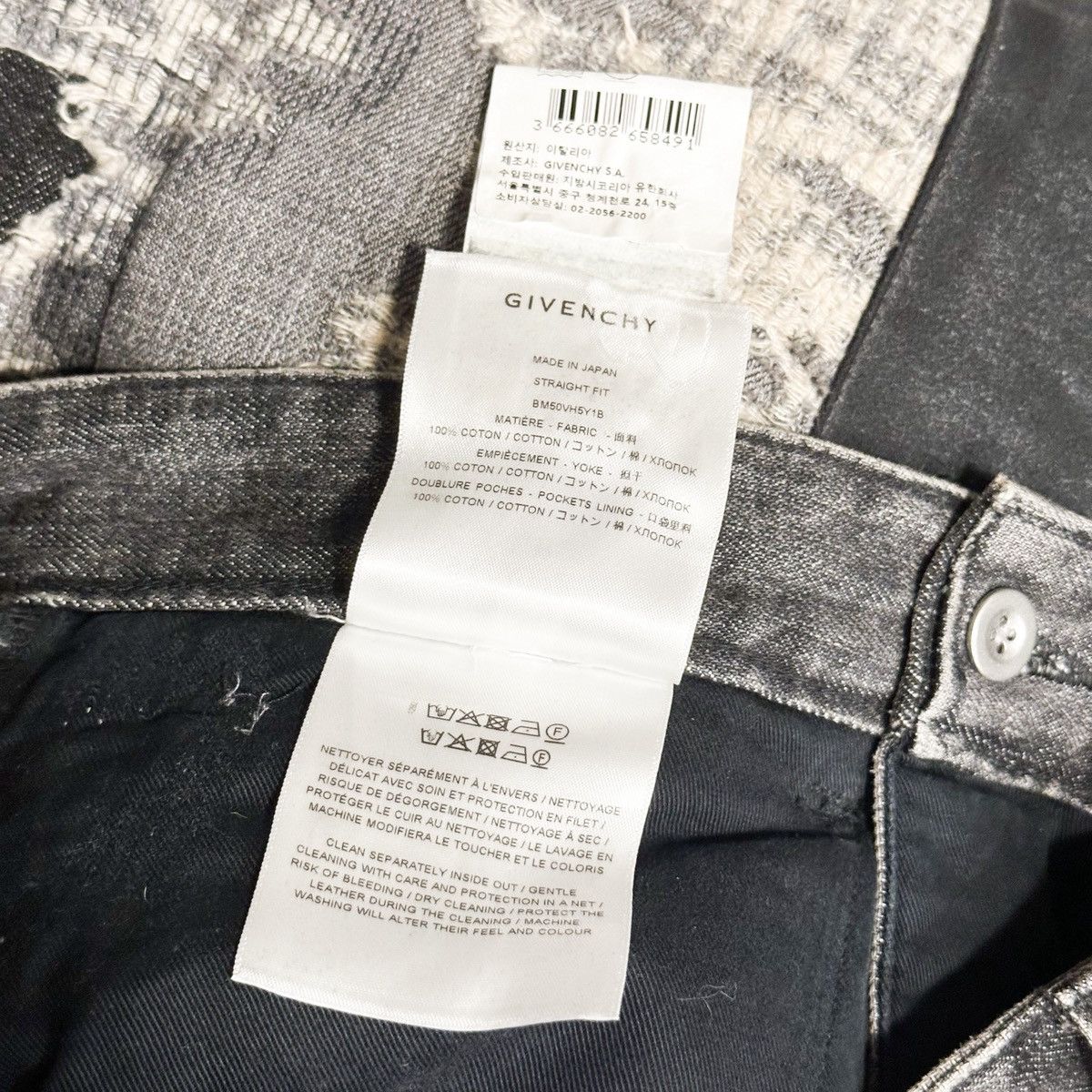Givenchy Givenchy MMW Thrashed Moleskin Boro Repair Denim Size US 32 / EU 48 - 14 Thumbnail