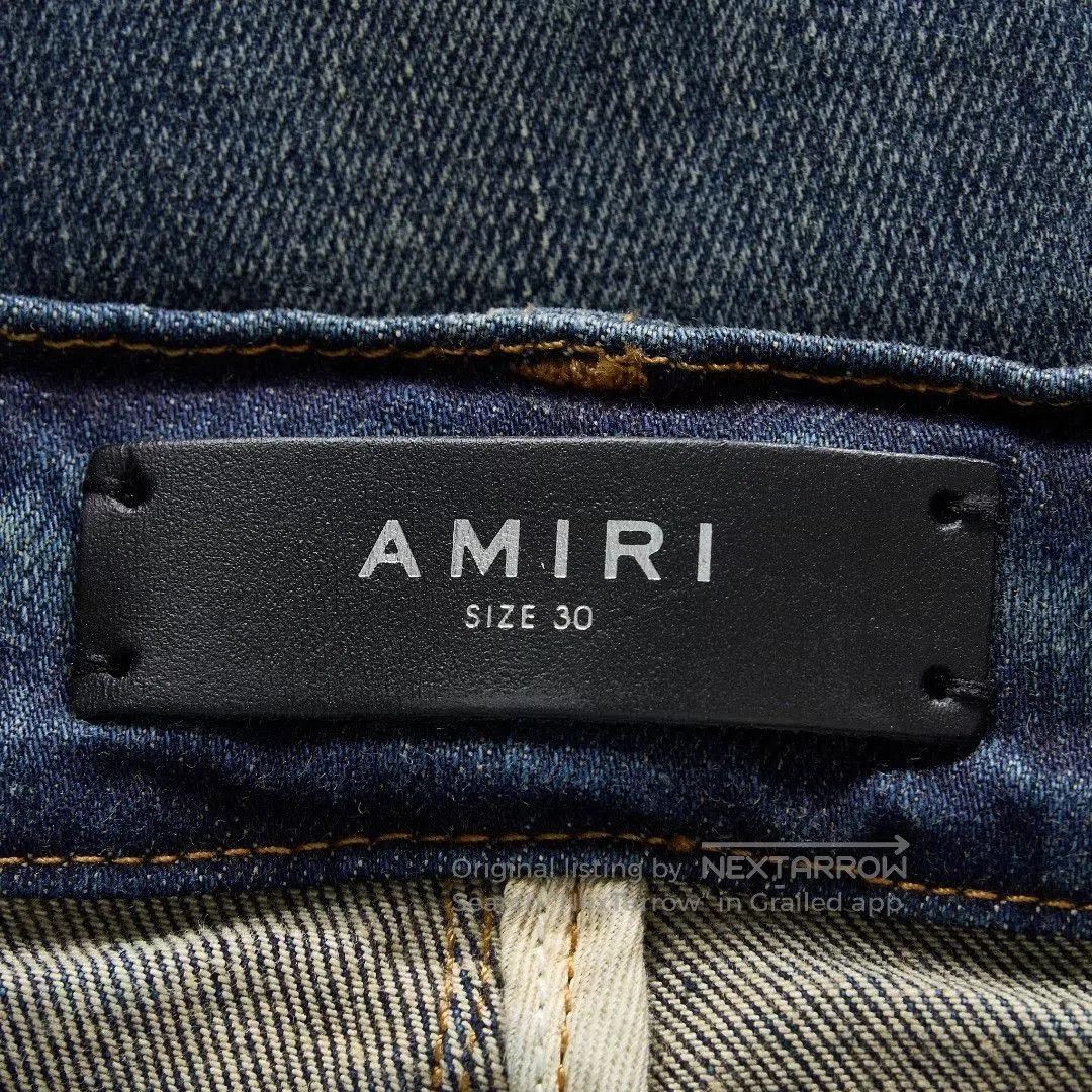 Amiri Amiri Men's Washed Distressed Jeans. Size US 30 / EU 46 - 7 Thumbnail
