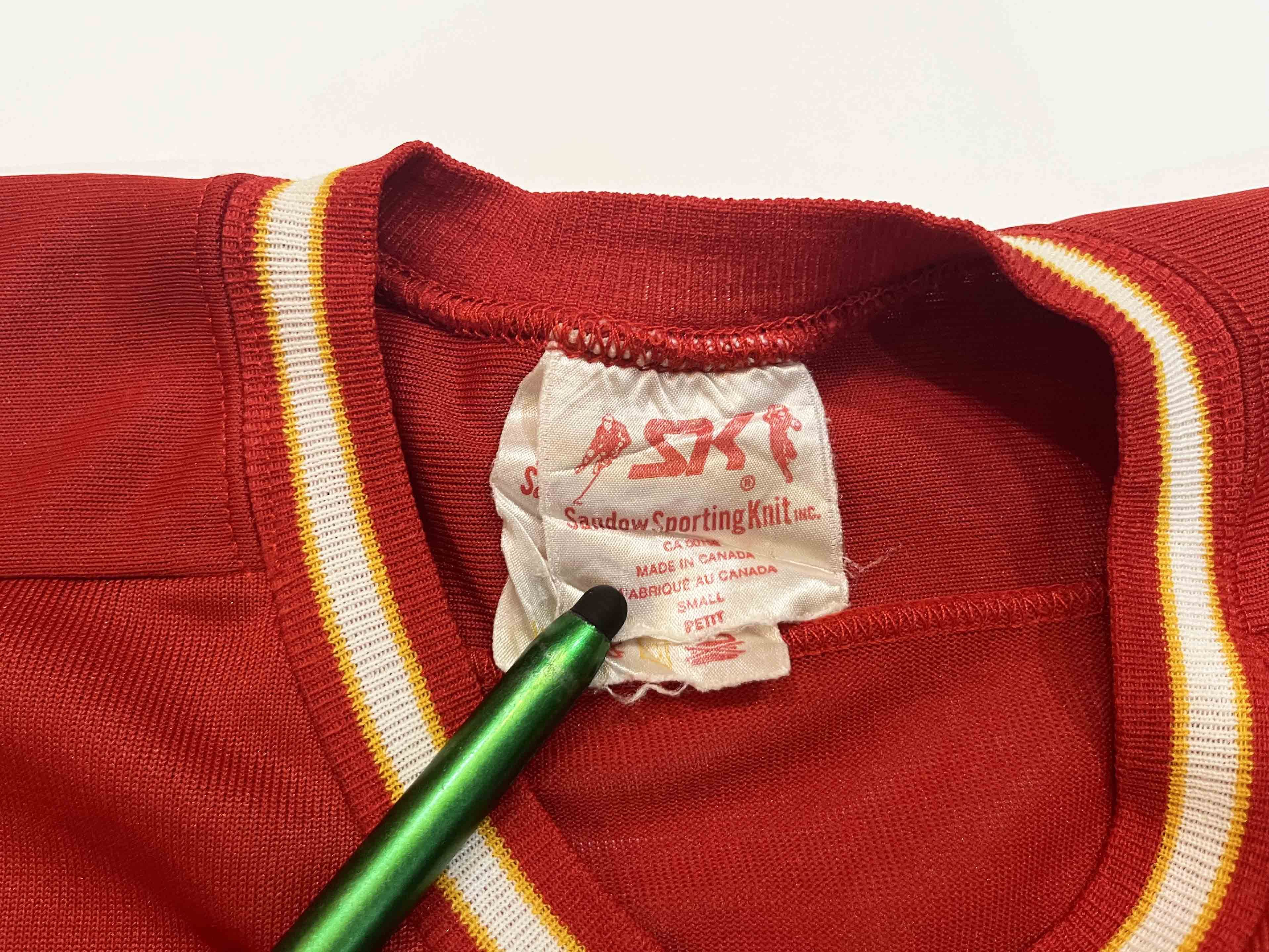NHL × Vintage Vintage Sandow Calgary Flames NHL Hockey Jersey Size US S / EU 44-46 / 1 - 3 Thumbnail