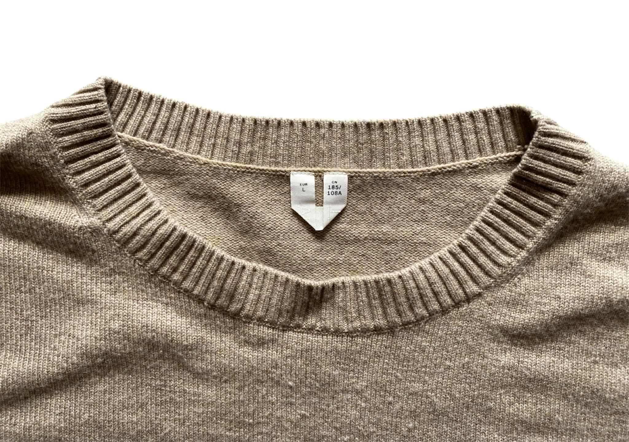 Arket Arket Clean Pullover Sweater Beige Size US L / EU 52-54 / 3 - 4 Thumbnail