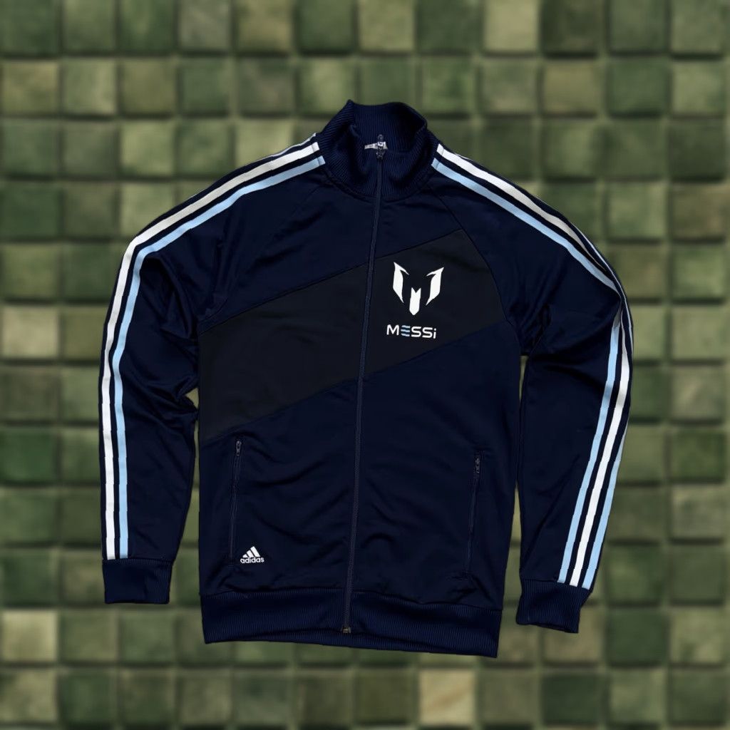 Adidas Adidas Track Jacket Navy S Full Zip Messi #10 2011 2012 Training Mens Jacket Size US S / EU 44-46 / 1 - 1 Thumbnail