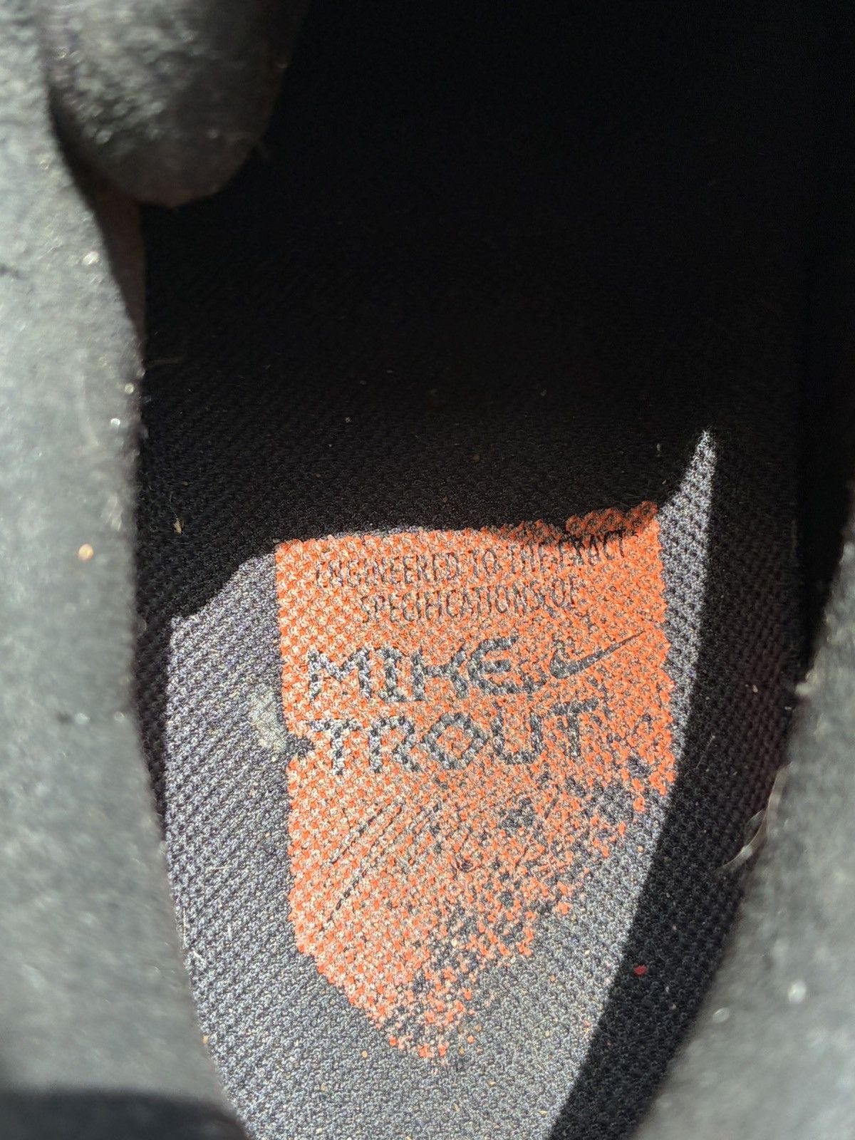 Nike Lunar Trout 2 Turf Flywire Black Orange Blue Promo Sample Size US 12 / EU 45 - 8 Thumbnail