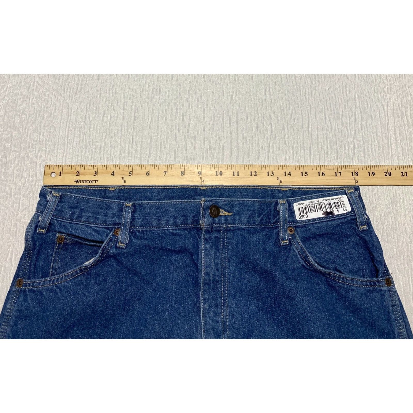 Dickies Dickies Jeans Carpenter Mens Size 36×32 Blue Relaxed Regular 5-Pocket Denim Workwear Pants Mens Jeans Size US 36 / EU 52 - 5 Thumbnail