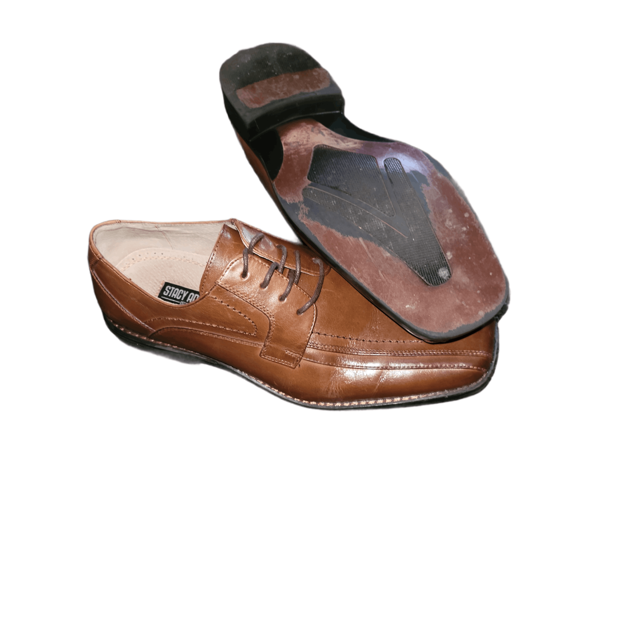 Stacy Adams Stacy Adams Brown Dress Shoes Men Sz 8.5M Lace Up Leather Wo Size US 8.5 / EU 41-42 - 2 Thumbnail