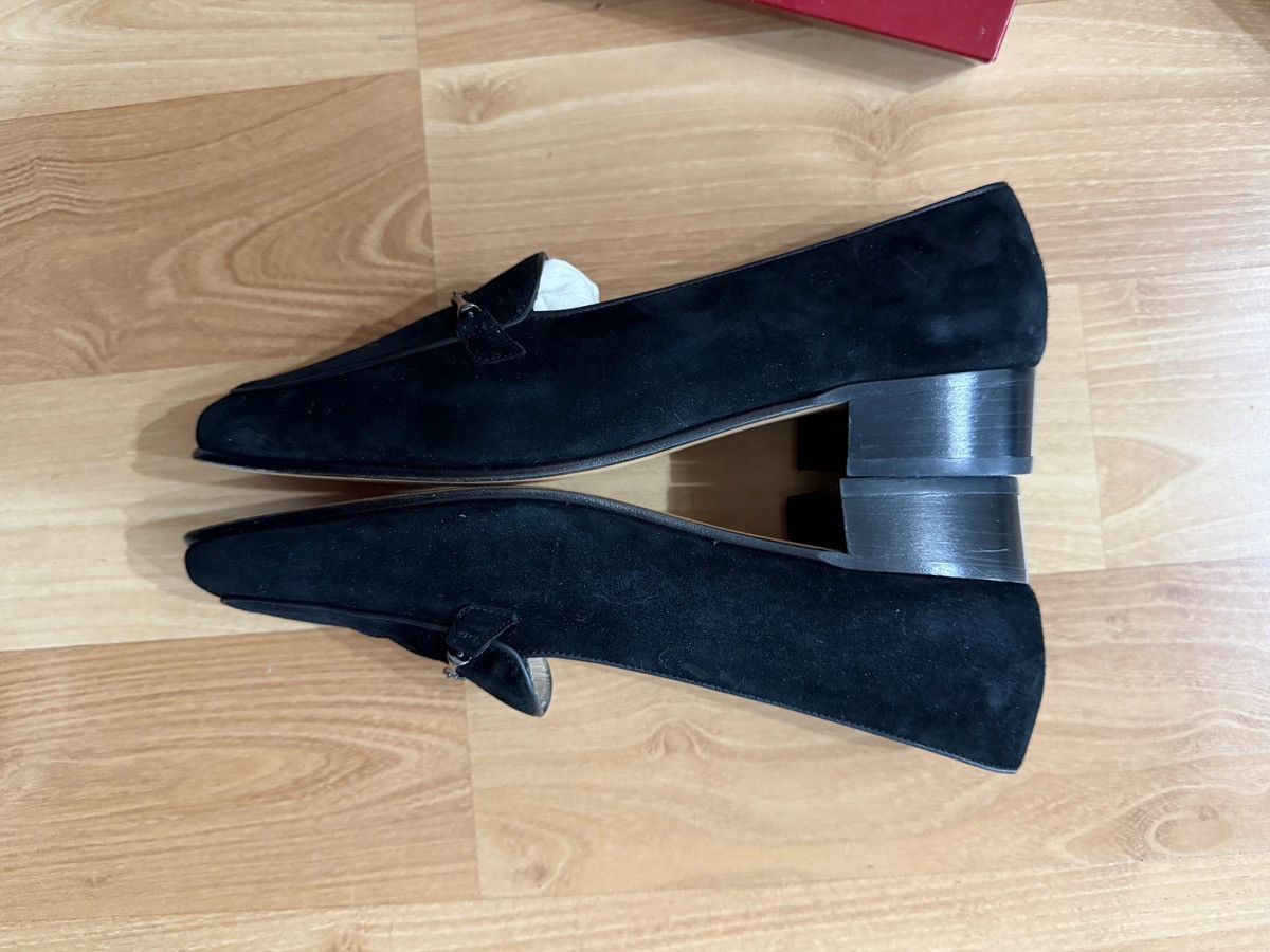 Salvatore Ferragamo Salvatore Ferragamo suede loafers in black with box Size US 6.5 / IT 36.5 - 3 Thumbnail