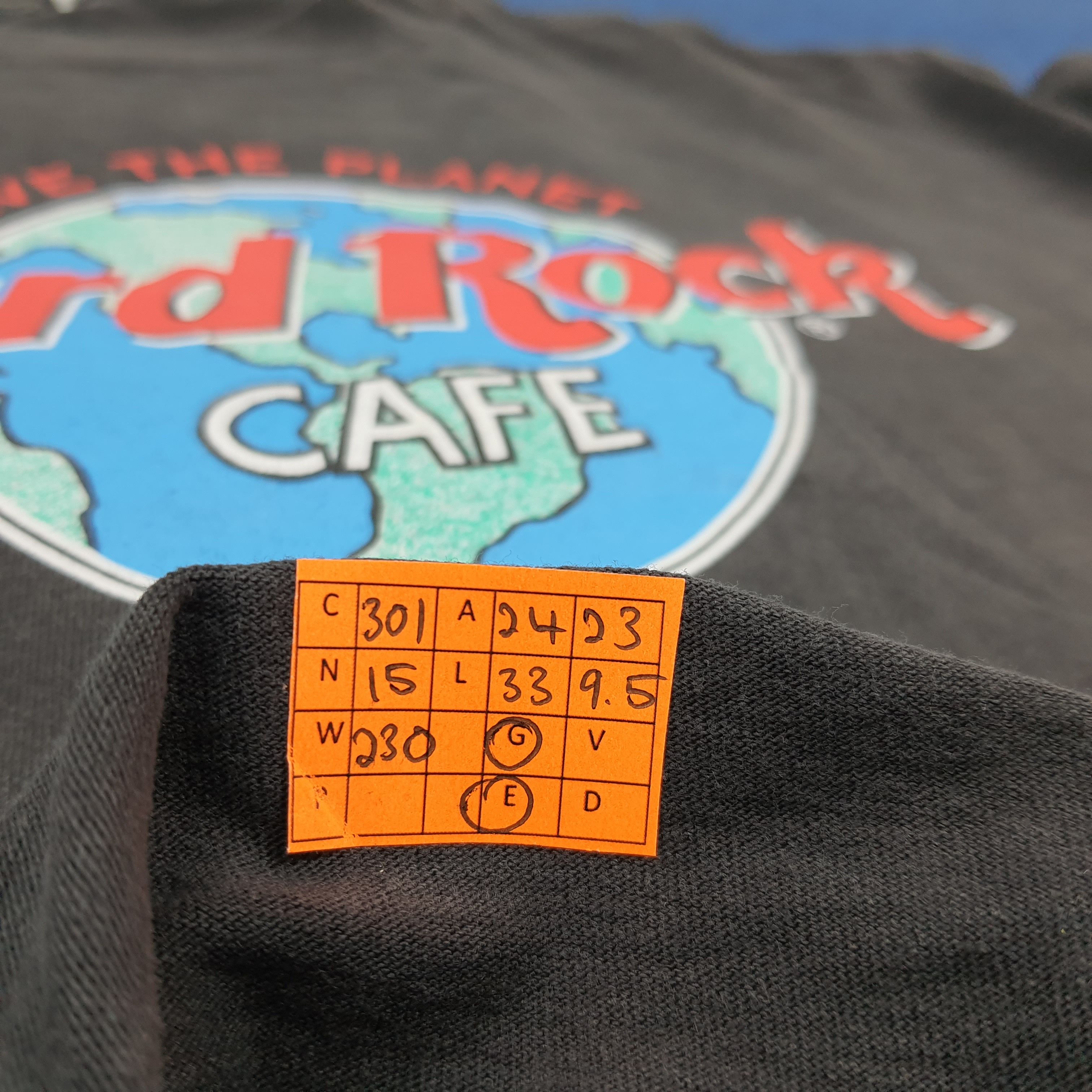 Tultex Vintage Tultex Hard Rock Cafe Ottawa Canada Tshirt C301N15 Size US XL / EU 56 / 4 - 6 Thumbnail
