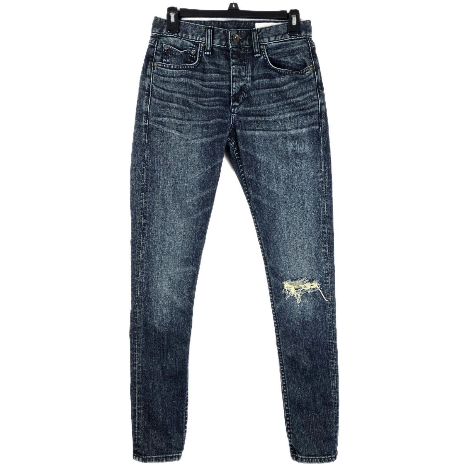 Rag & Bone Rag & Bone Ainsley Distressed FIT 1 Skinny Jeans Fits 28x30 Size 28" / US 6 / IT 42 - 1 Thumbnail