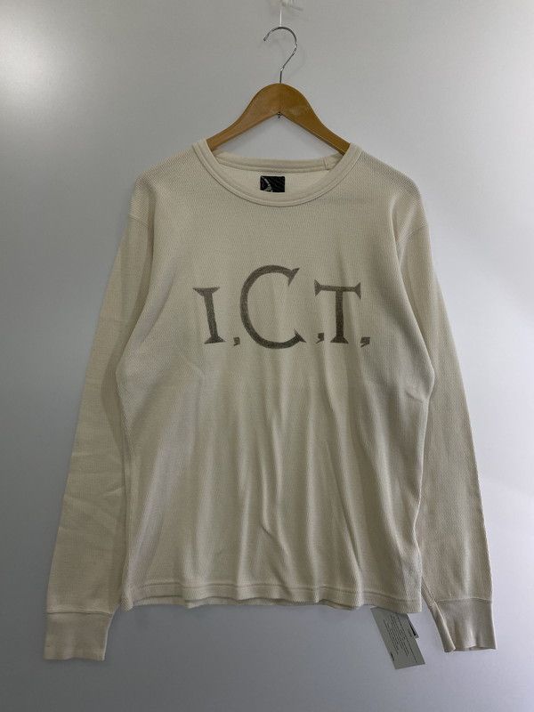 T-Shirts Cotton Thermal Long Sleeve Pullover Crewneck White