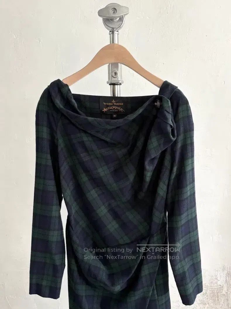 Vivienne Westwood Vivienne Westwood Distressed irregular plaid long sleeve d Size S / US 4 / IT 40 - 3 Thumbnail