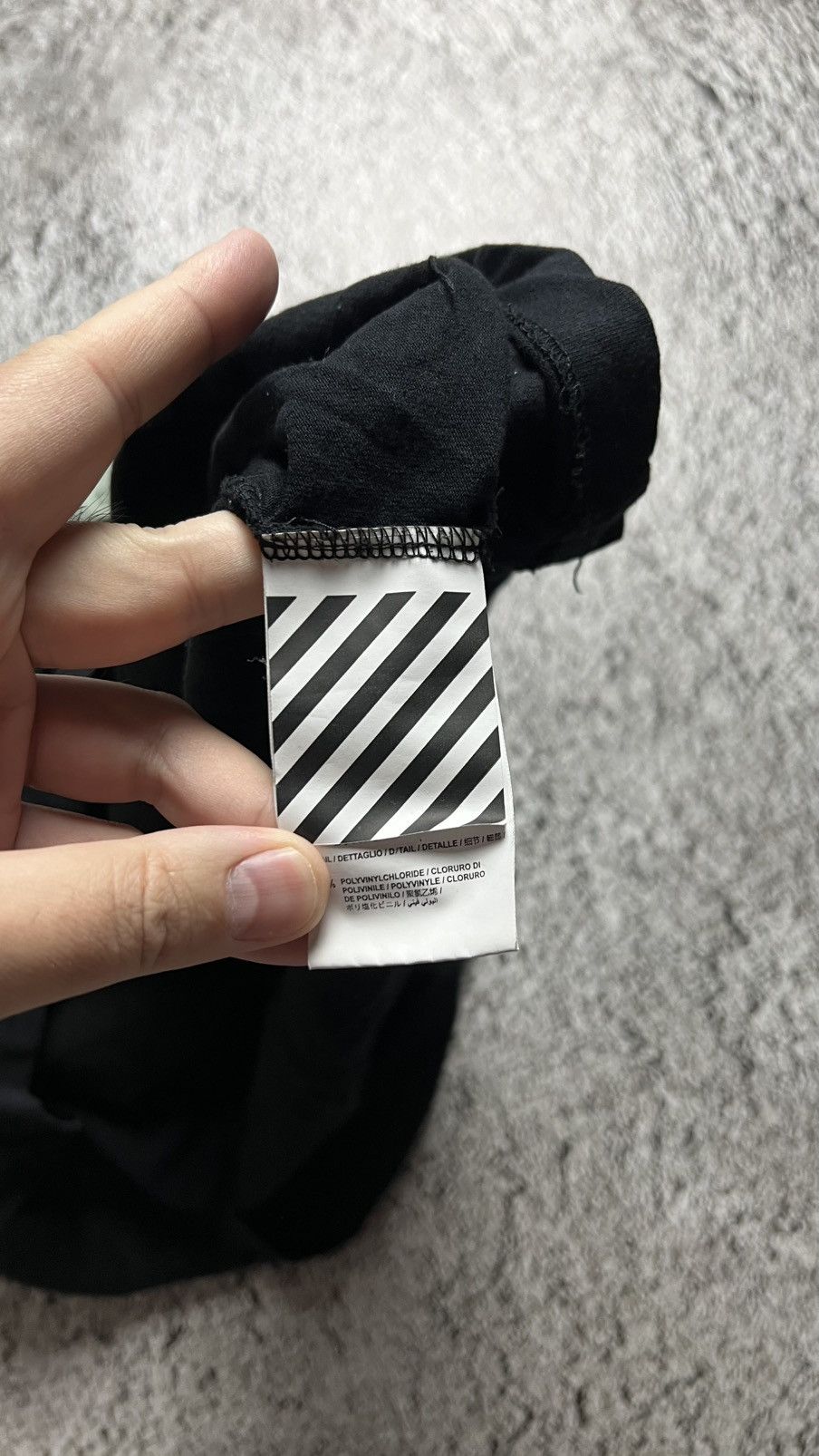 Off-White Off white temperature caution tape dont cross line t shirt Size US M / EU 48-50 / 2 - 7 Thumbnail
