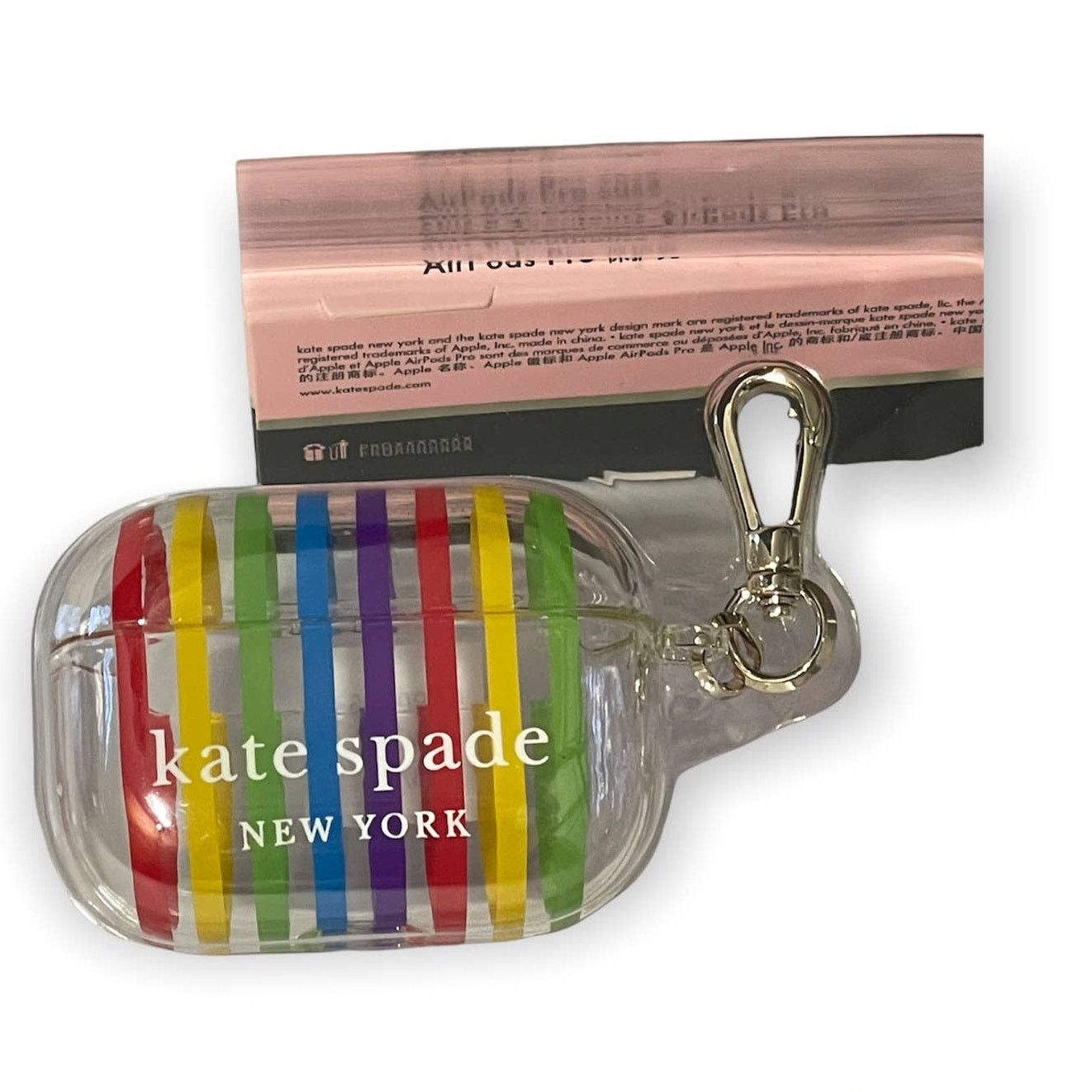 Kate Spade Kate Spade rainbow airpods pro case New Size ONE SIZE - 3 Thumbnail