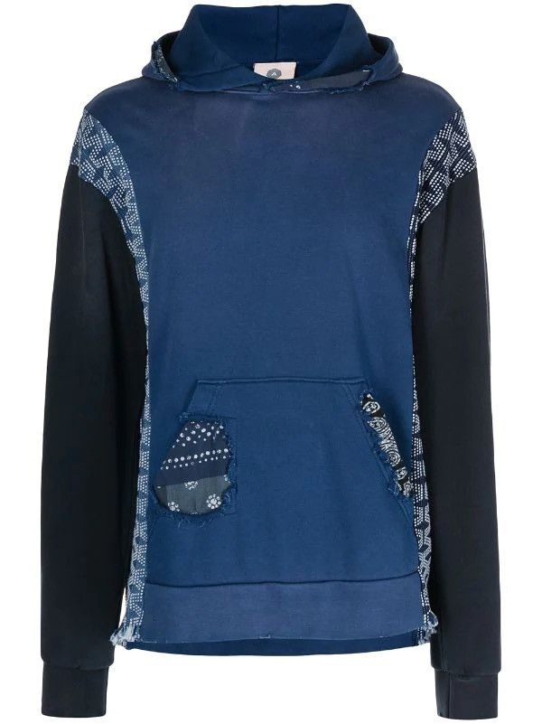Alchemist Alchemist Patchwork detail cotton hoodie Size US XXL / EU 58 / 5 - 6 Thumbnail