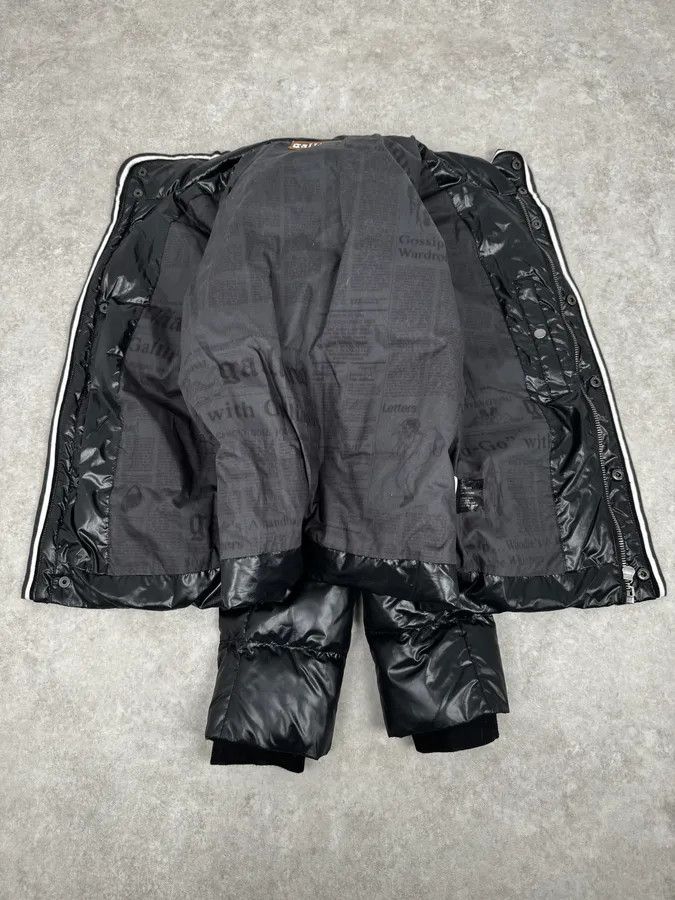 John Galliano 2010s John Galliano Black Hooded Puffer Jacket Size US M / EU 48-50 / 2 - 10 Thumbnail