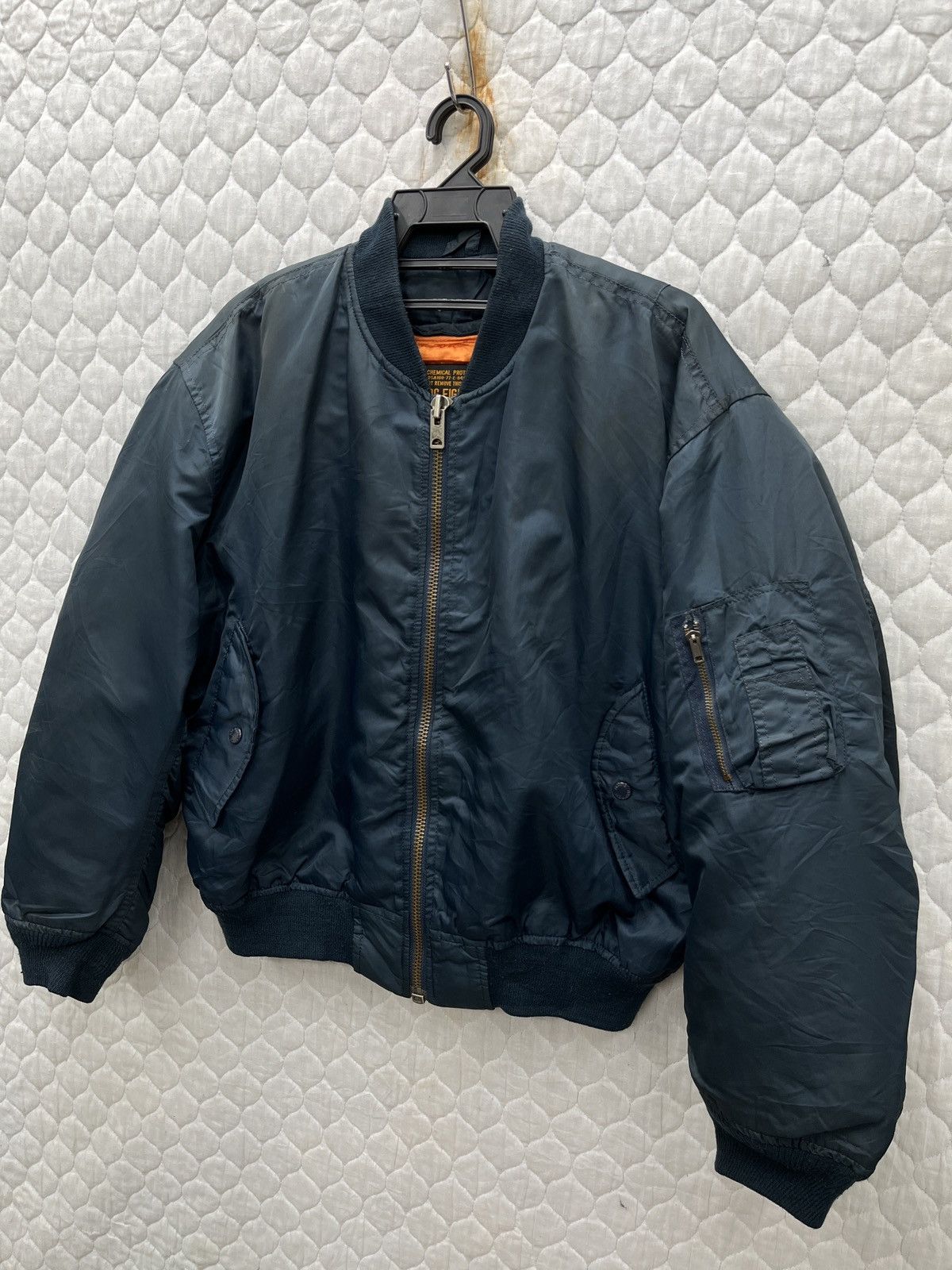 Japanese Brand 🔥🔥🔥STEALS DOG FIGHT MA1 BOMBER FLIGHT JACKET Size US L / EU 52-54 / 3 - 6 Thumbnail