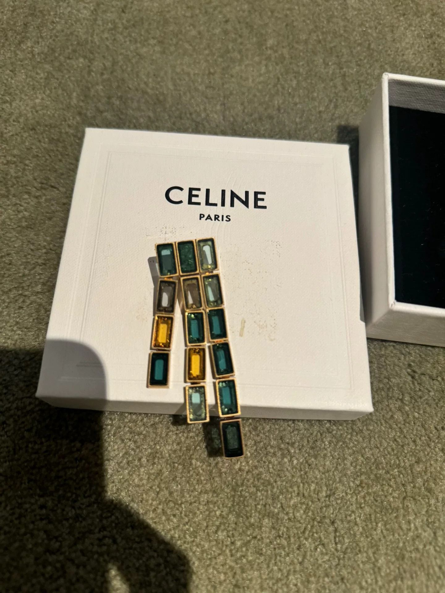 Celine rare celine crystal tassel earrings Size ONE SIZE - 1 Thumbnail