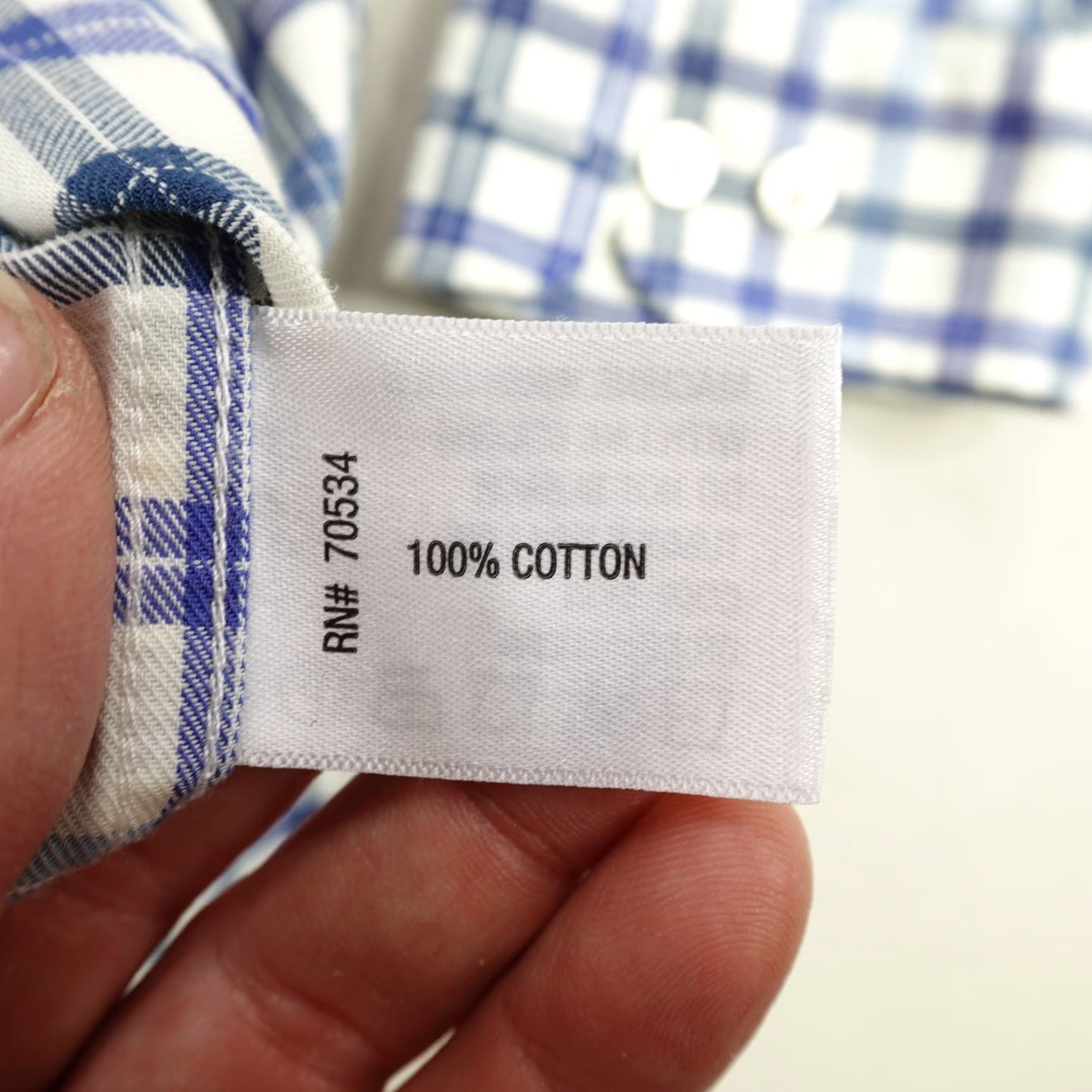 Orvis VINTAGE Orvis Shirt Men Large Blue White Plaid Flannel Casual Button-Up with Pockets Size US L / EU 52-54 / 3 - 5 Thumbnail