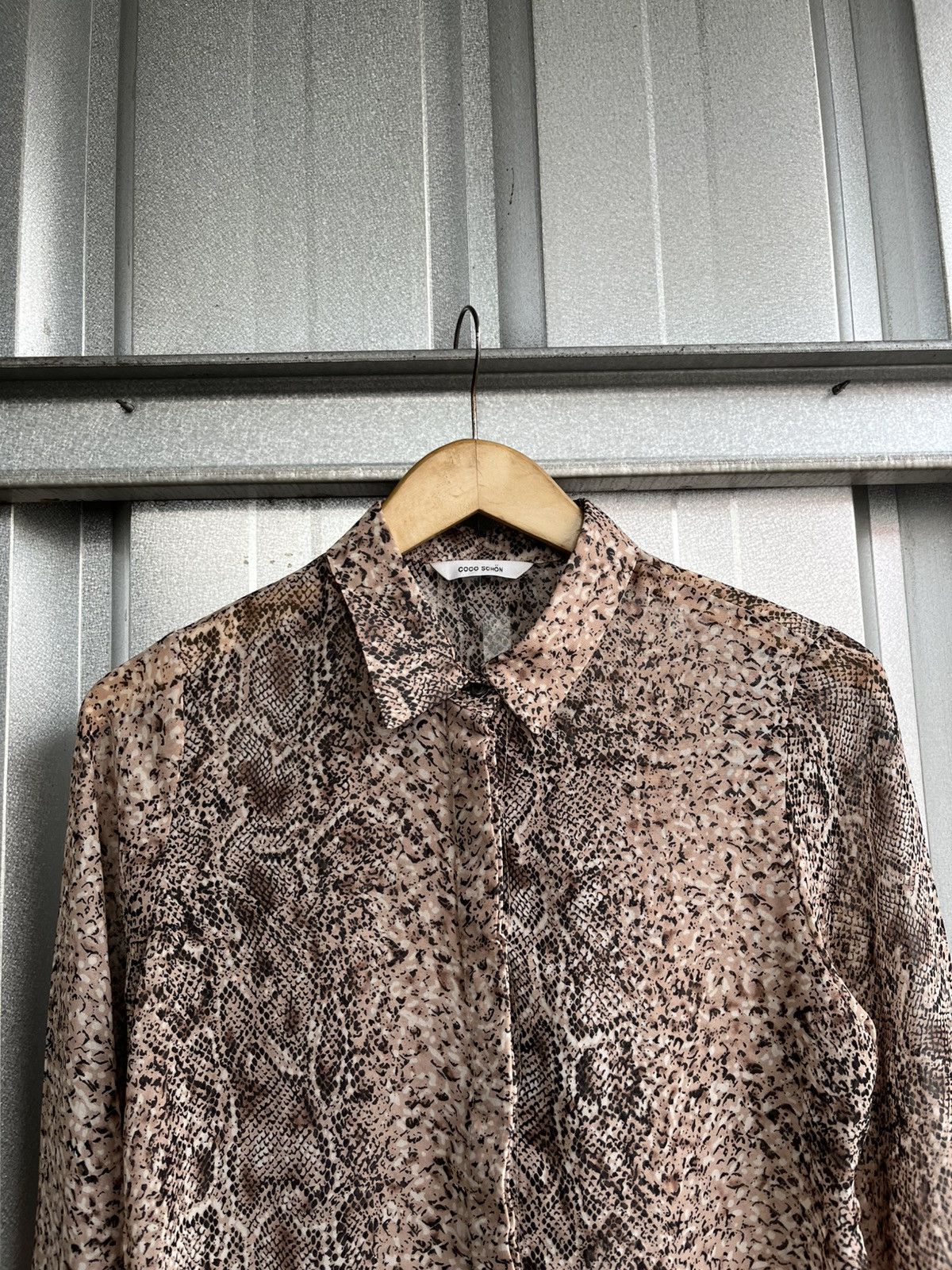 If Six Was Nine y2k style mesh snake skin /hysteric/prada/balenciaga Size S / US 4 / IT 40 - 2 Thumbnail