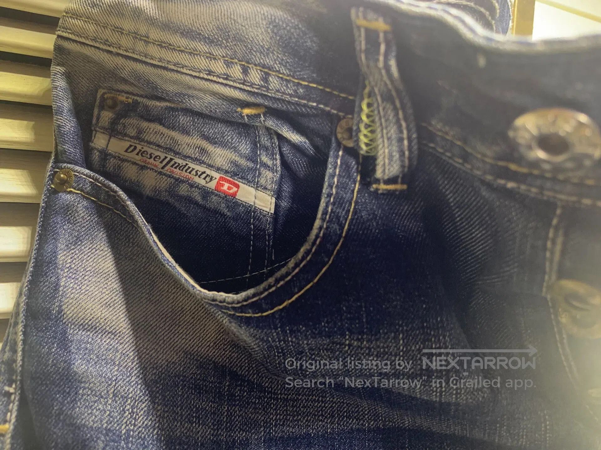 Diesel Diesel Men's Washed Vintage Gradient Jeans. Size US 30 / EU 46 - 2 Thumbnail