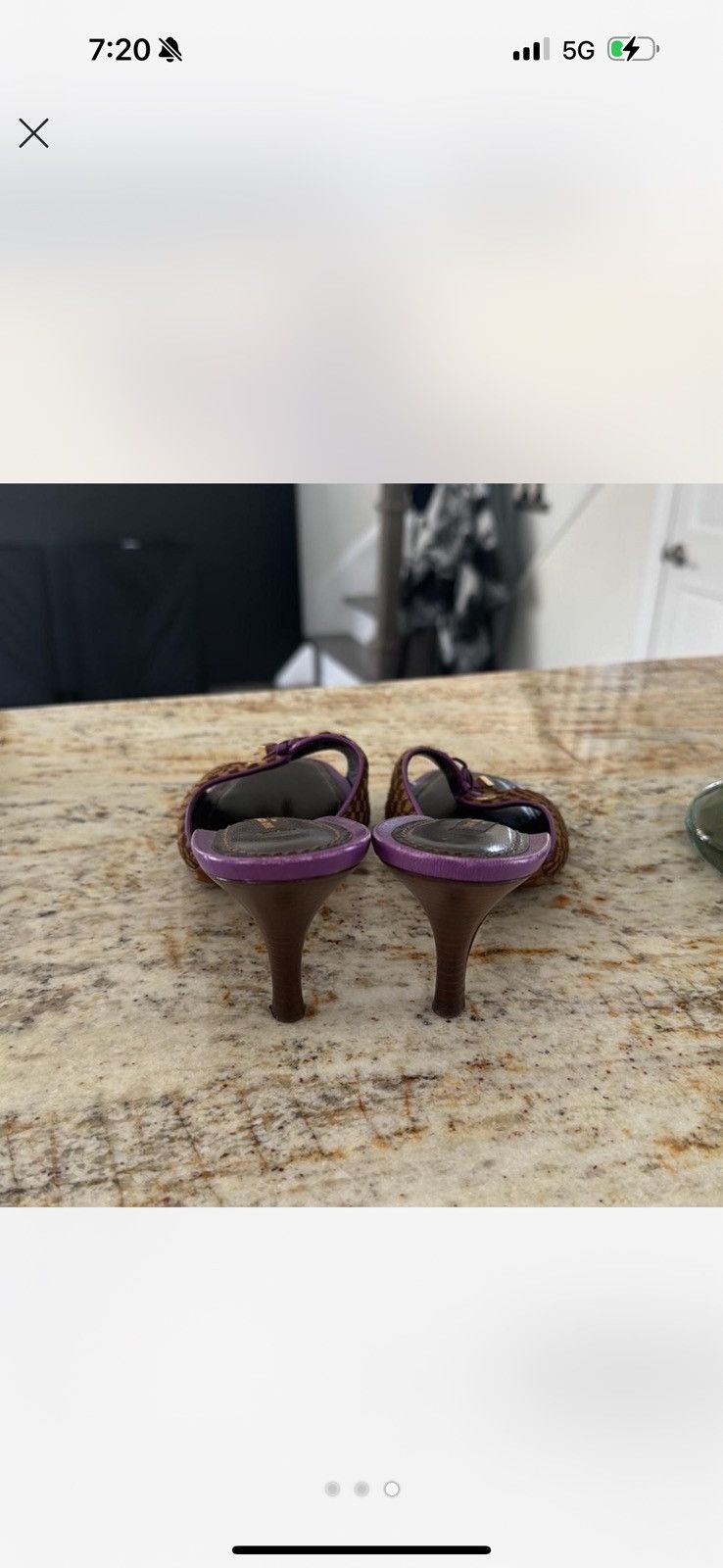 Louis Vuitton Ponyhair Animal Print Slides Size US 7.5 / IT 37.5 - 3 Thumbnail