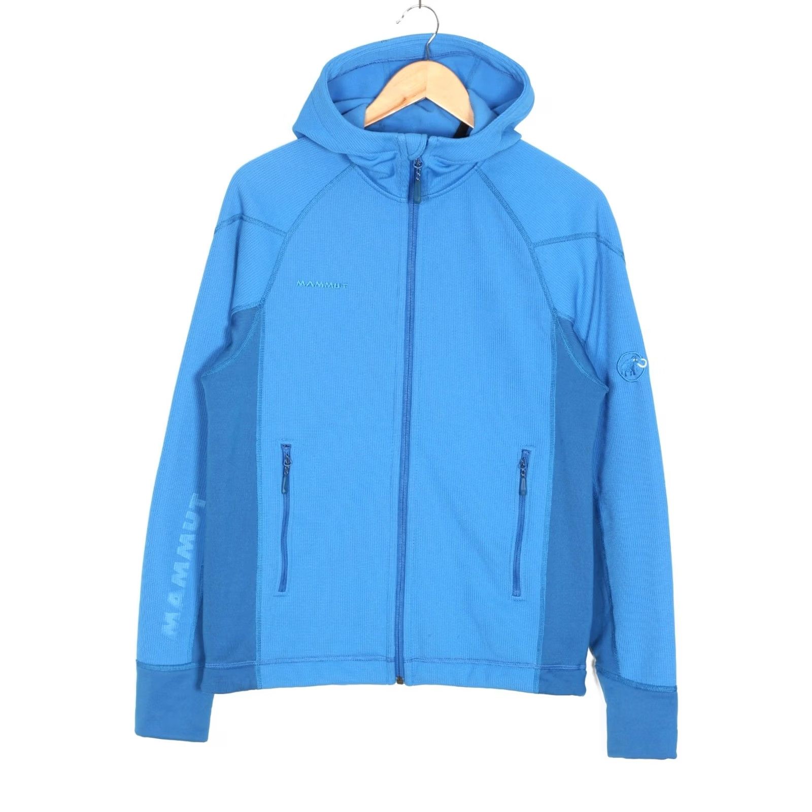 Mammut Mammut Kain Jacket Men M Hooded Blue Lined Outdoor Hiking Full Zip Casual Mens Jacket Size US M / EU 48-50 / 2 - 2 Thumbnail