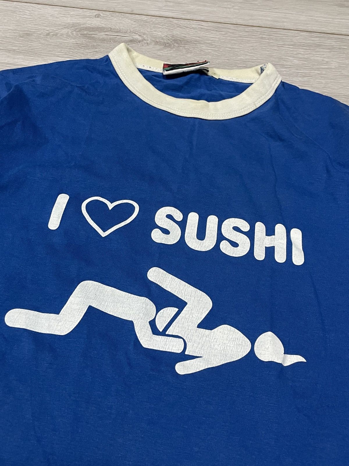Vintage I love ❤️ sushi yume vintage t-shirt Size US M / EU 48-50 / 2 - 5 Thumbnail