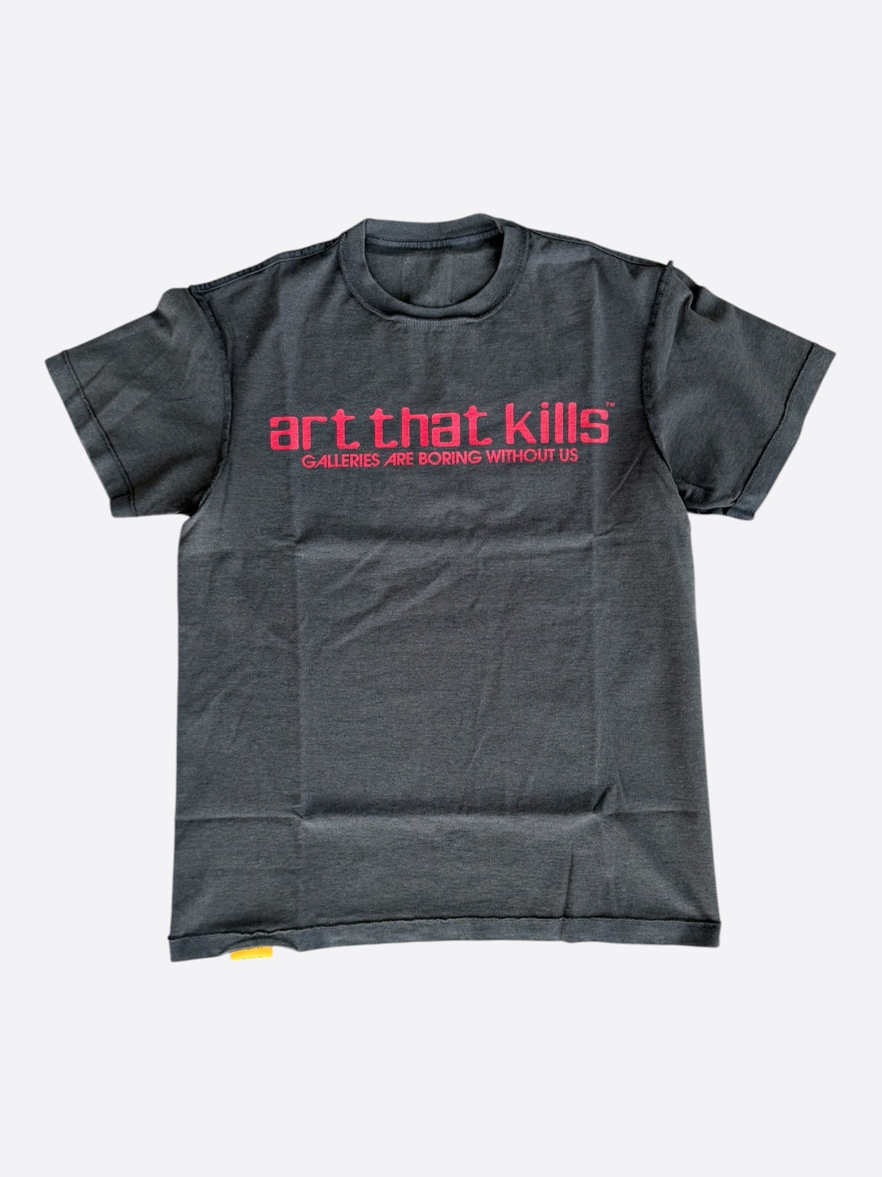 Gallery Dept. Faded Black Art That Kills Glitter Logo Reversible T-Shirt Size US S / EU 44-46 / 1 - 1 Thumbnail
