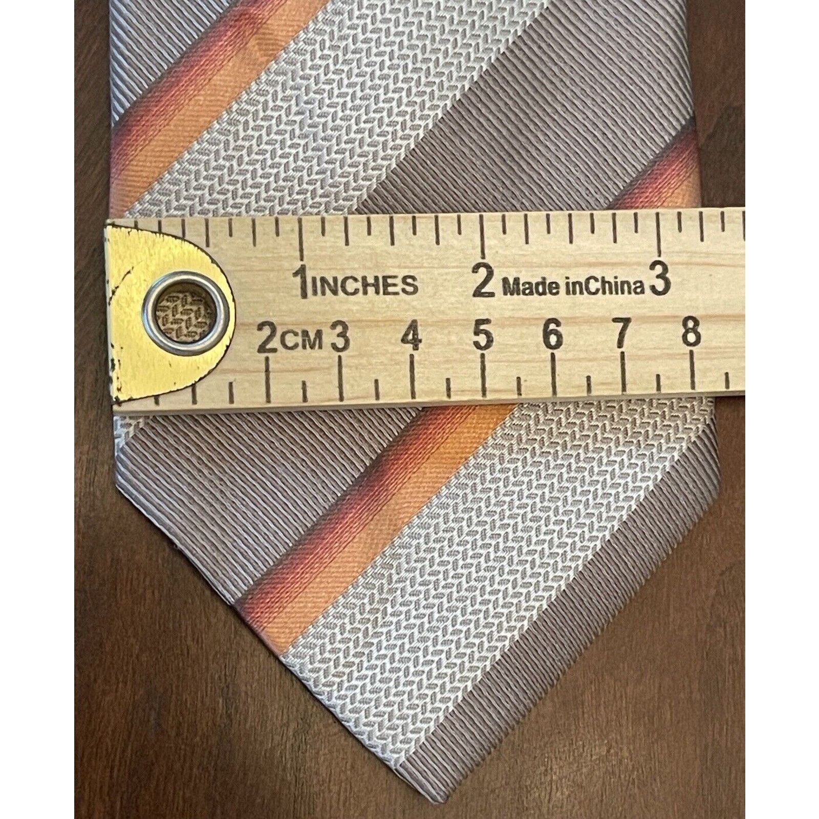 Kenneth Cole Kenneth Cole Reaction Orange Hand Made Imported Silk China Size ONE SIZE - 4 Thumbnail