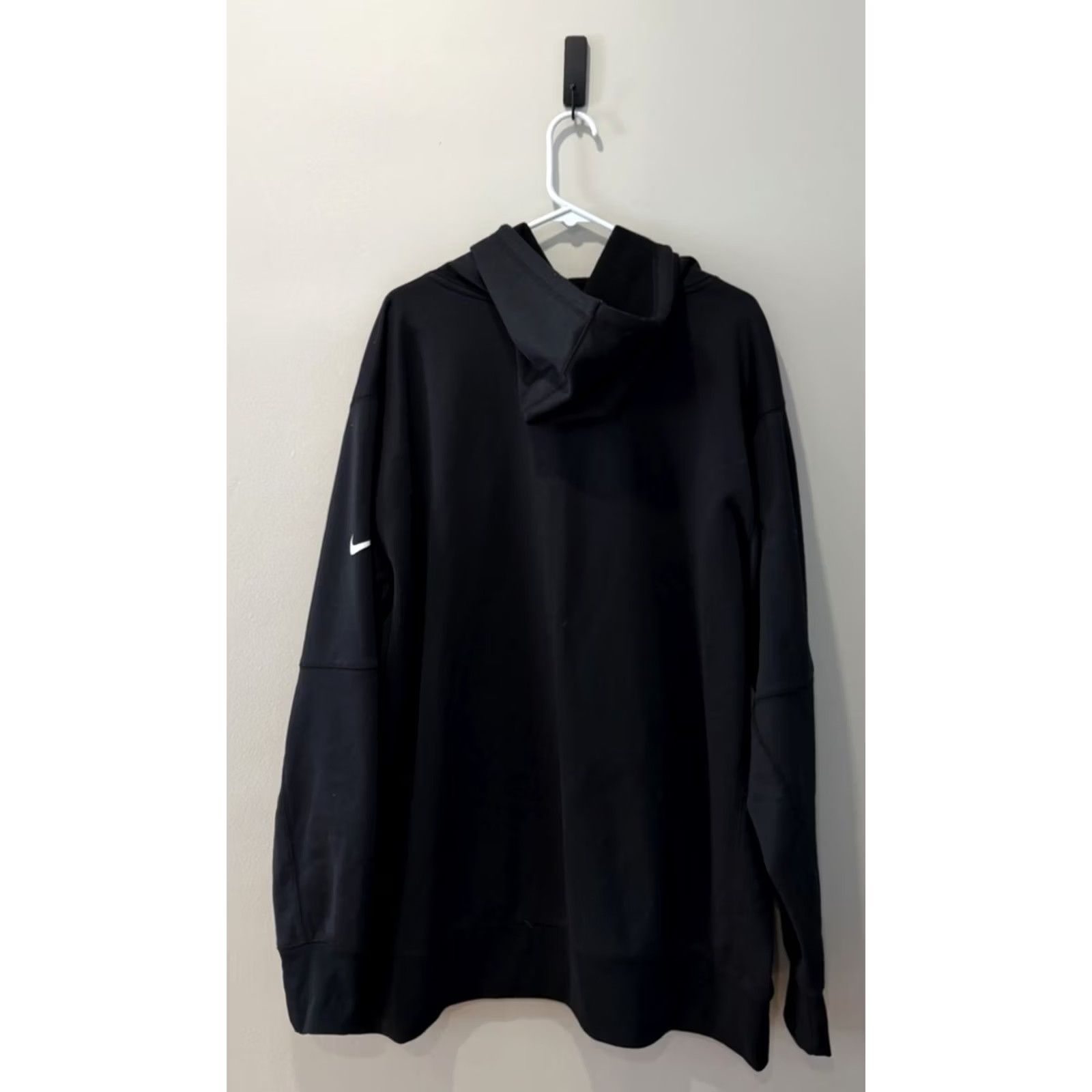 Nike Nike Mens 3XL Hoodie Black NFL Dri Fit Onfield NY Jets Sports Pullover Size US XXL / EU 58 / 5 - 2 Thumbnail