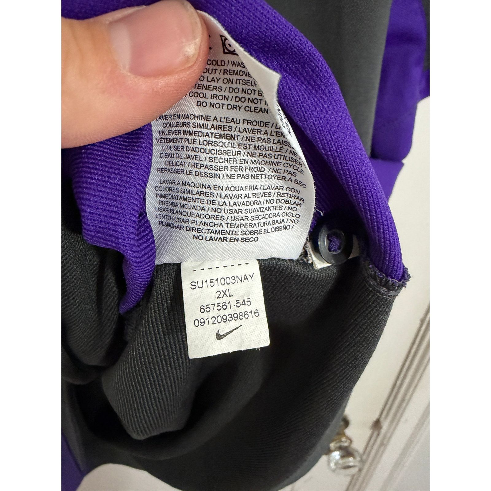 Nike Minnesota Vikings Nike Dri-Fit Polo Shirt Men's Size XXL Size US XXL / EU 58 / 5 - 6 Thumbnail