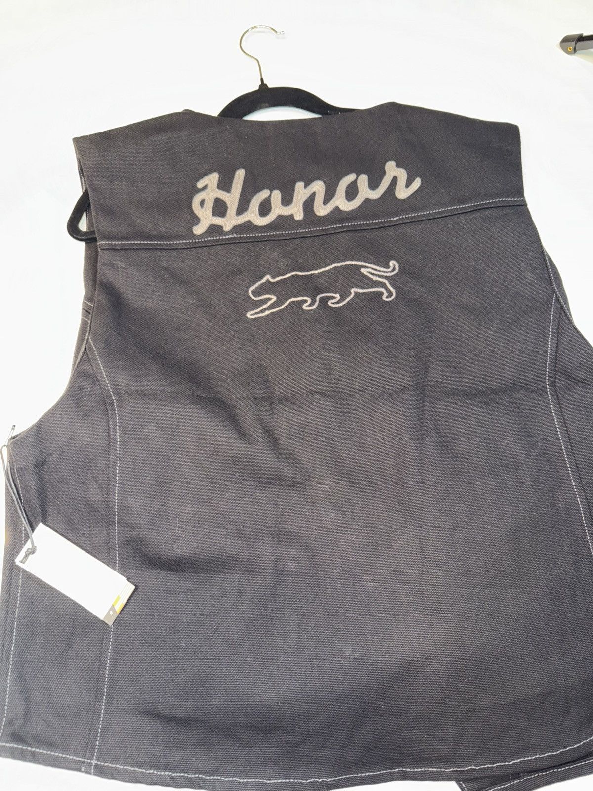 Honor the Gift Honor the Gift ‘Russell Westbrook’ Black Denim Vest Size US XL / EU 56 / 4 - 2 Thumbnail