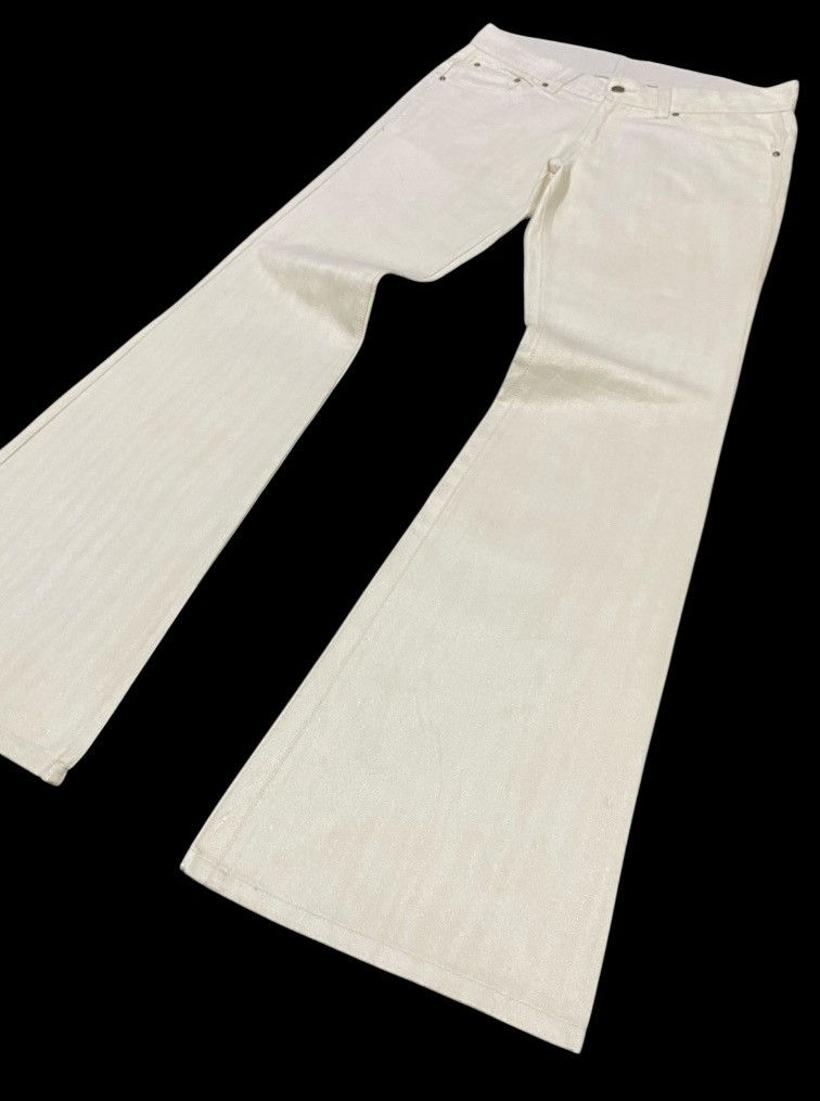 Tornado Mart 💃Tornado Mart AW2000 Mole Skin Flare Jeans Size US 33 - 23 Thumbnail