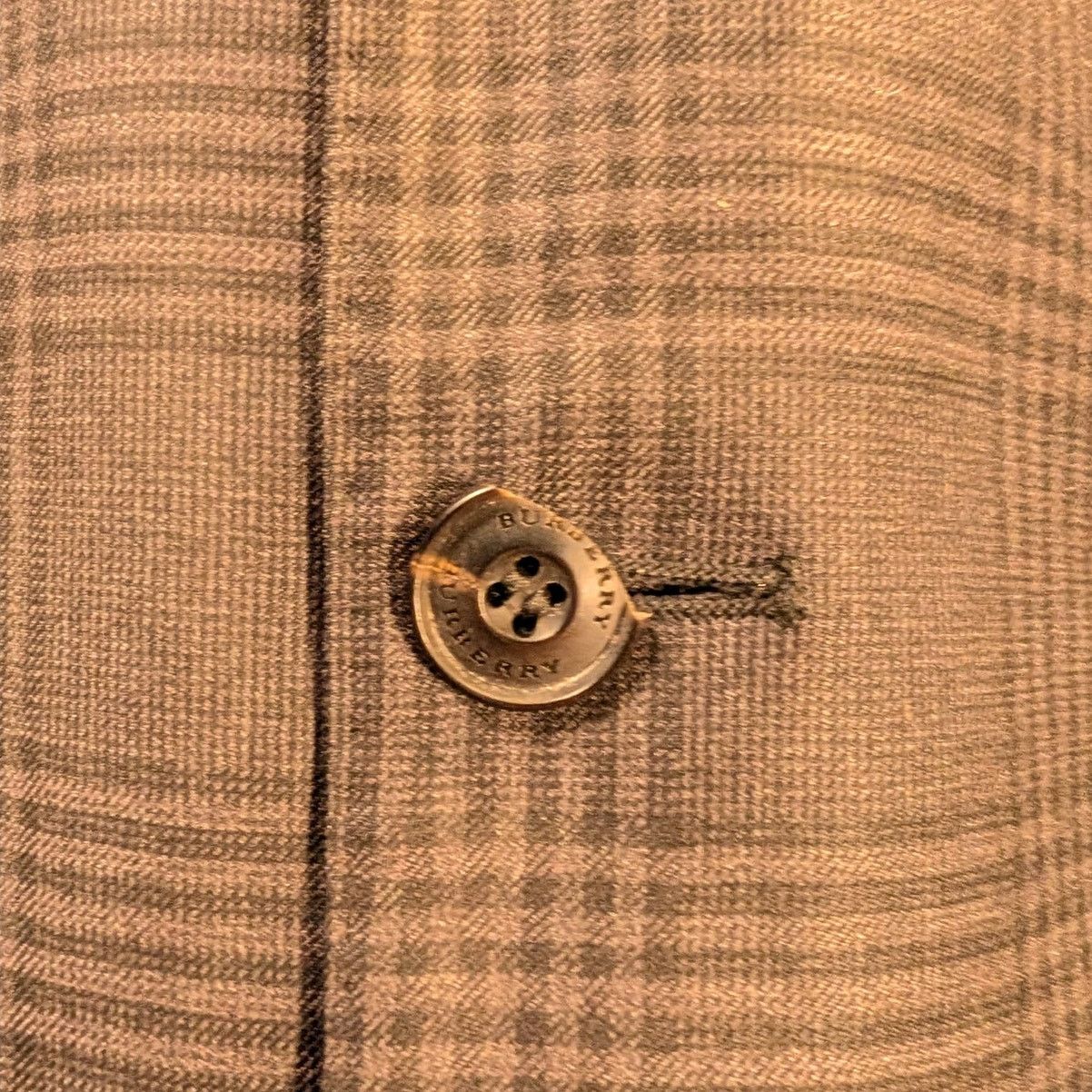 Burberry Burberry Men's Plaid TWO-Piece Suit 52R 42R US Made in Italy Size 42R - 13 Thumbnail