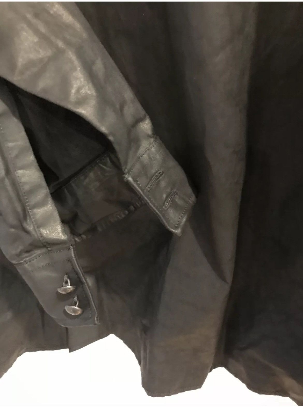 John Varvatos coated stand collar SHIRT Size medium. Size US M / EU 48-50 / 2 - 6 Thumbnail