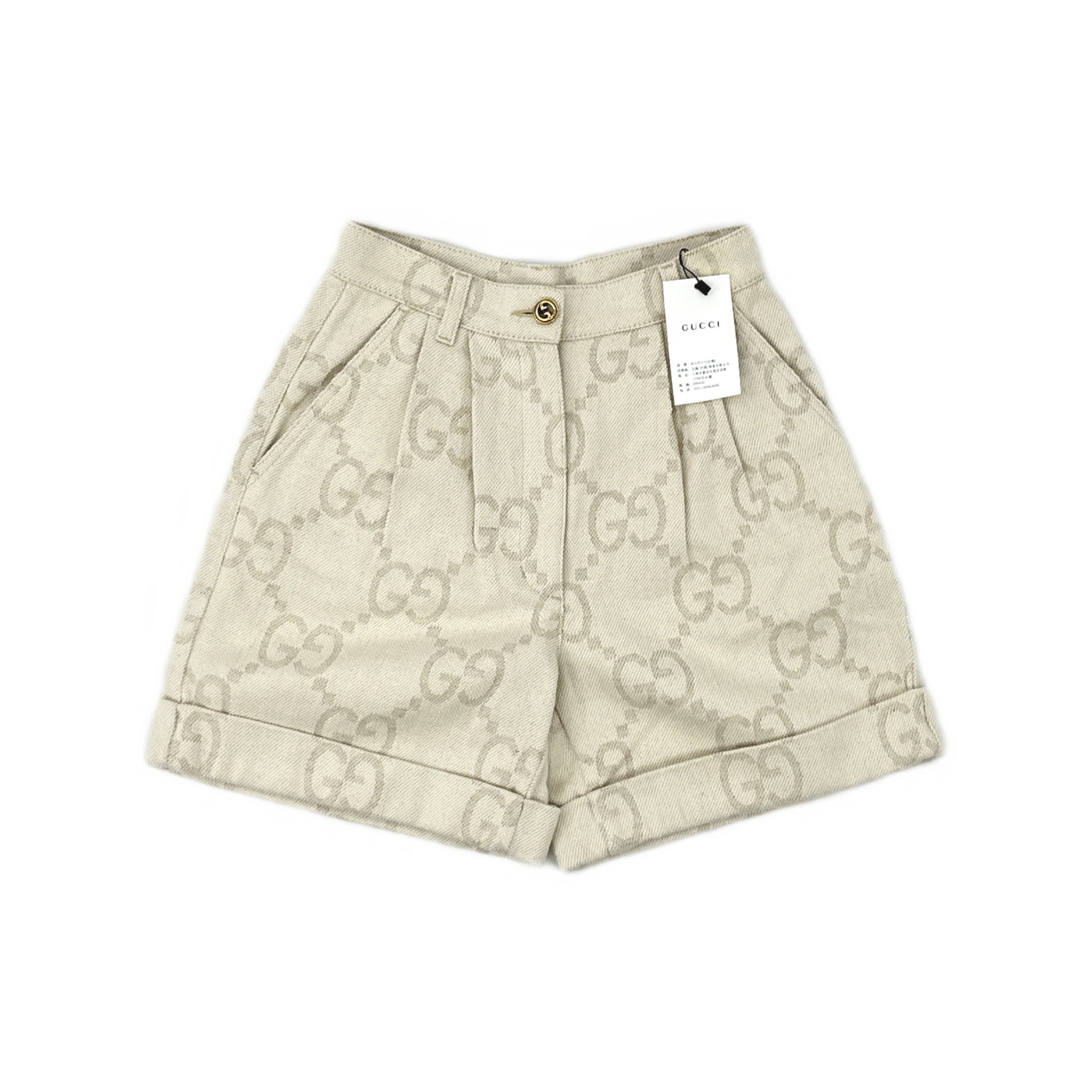 Gucci Gucci GG Monogram Canvas Shorts IT 38 Size 26" / US 2 / IT 38 - 1 Thumbnail