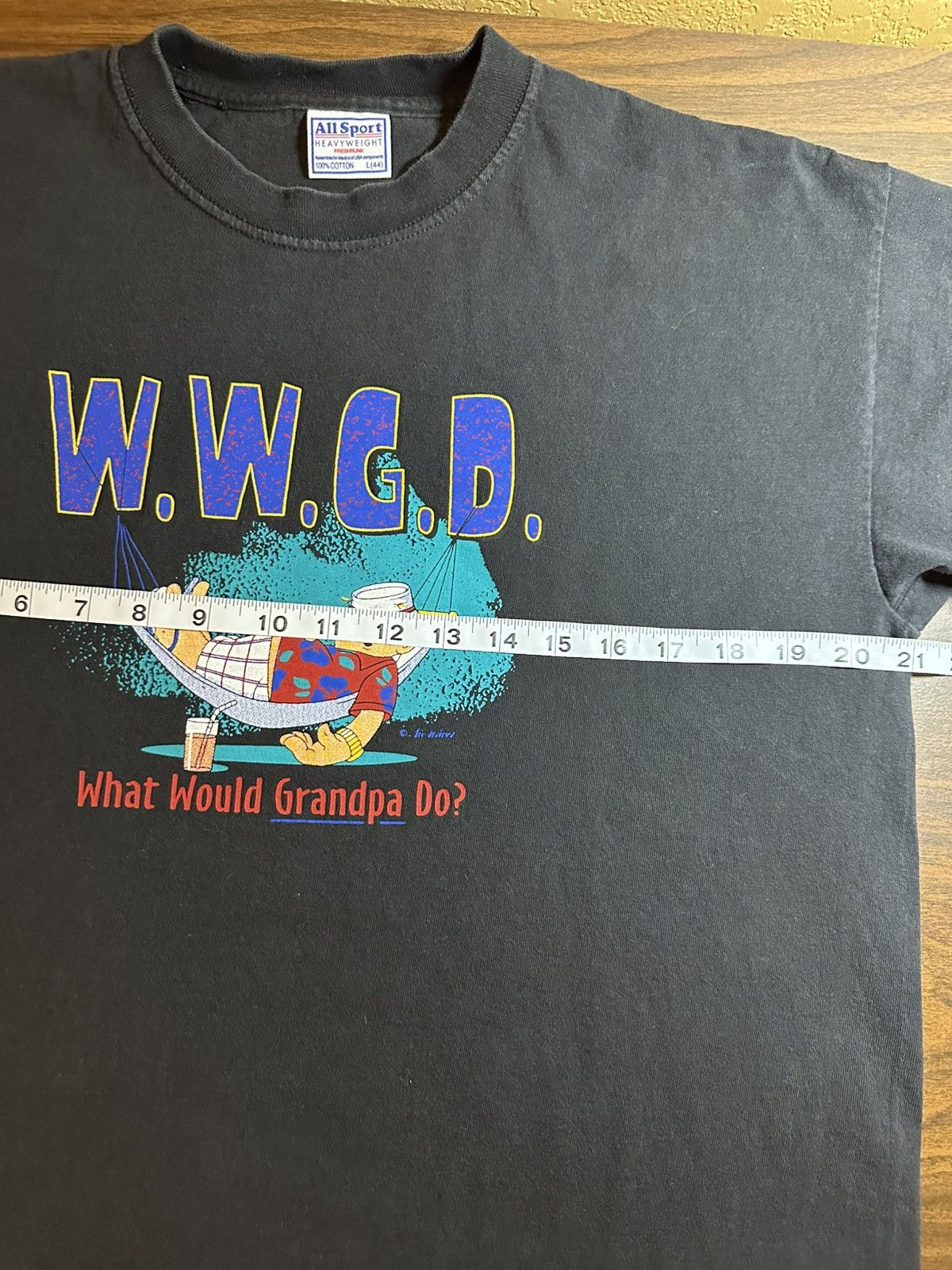Vintage ☀️ Vintage What Would Grandpa Do? t shirt large Size US L / EU 52-54 / 3 - 5 Thumbnail